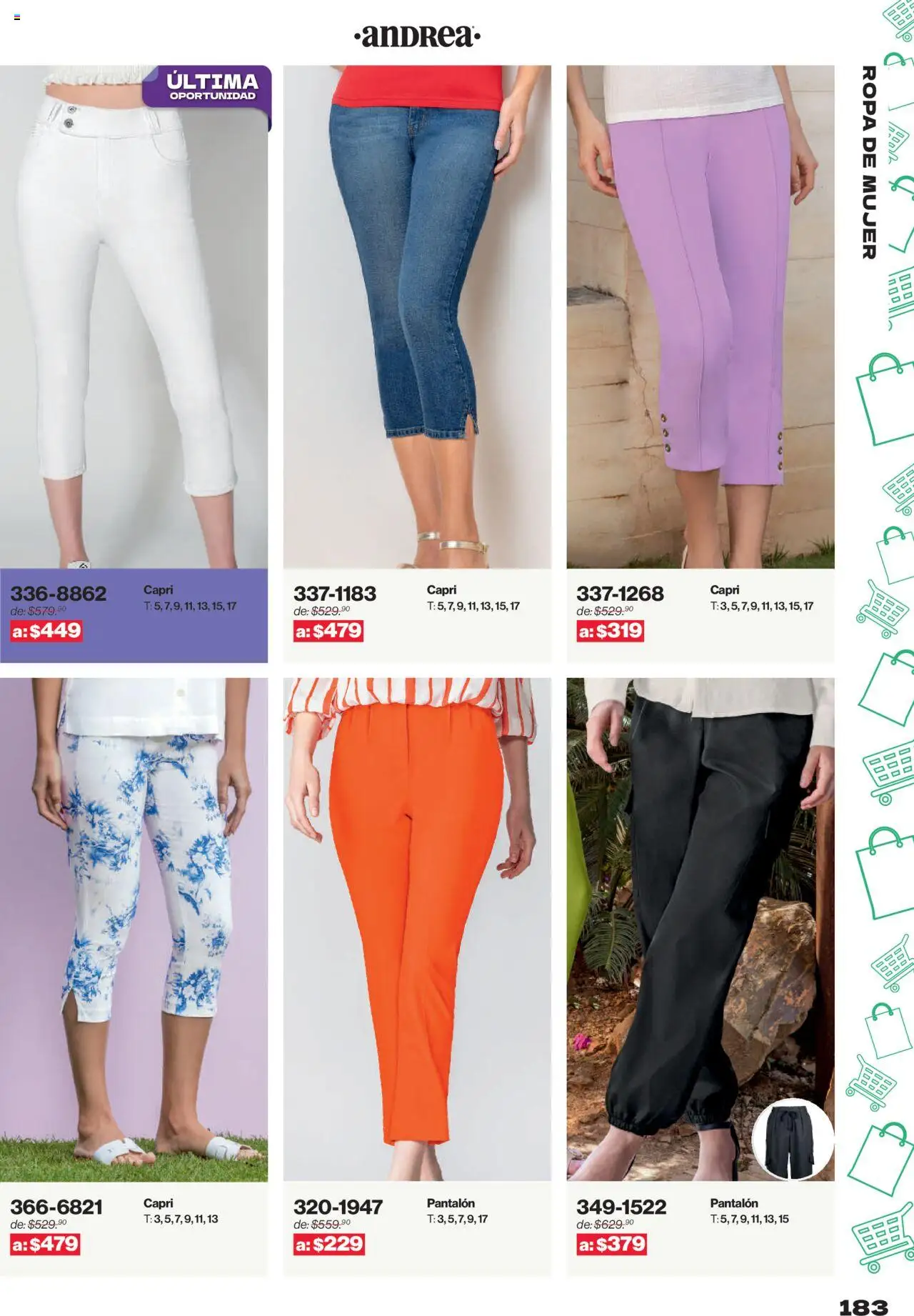 Nuevas ofertas de Andrea válidas en toda la República Mexicana desde el 10.08.2025. ¡Encuentra las mejores ofertas en Andrea - Catálogo Outlet! | Página: 183 | Productos: Ropa