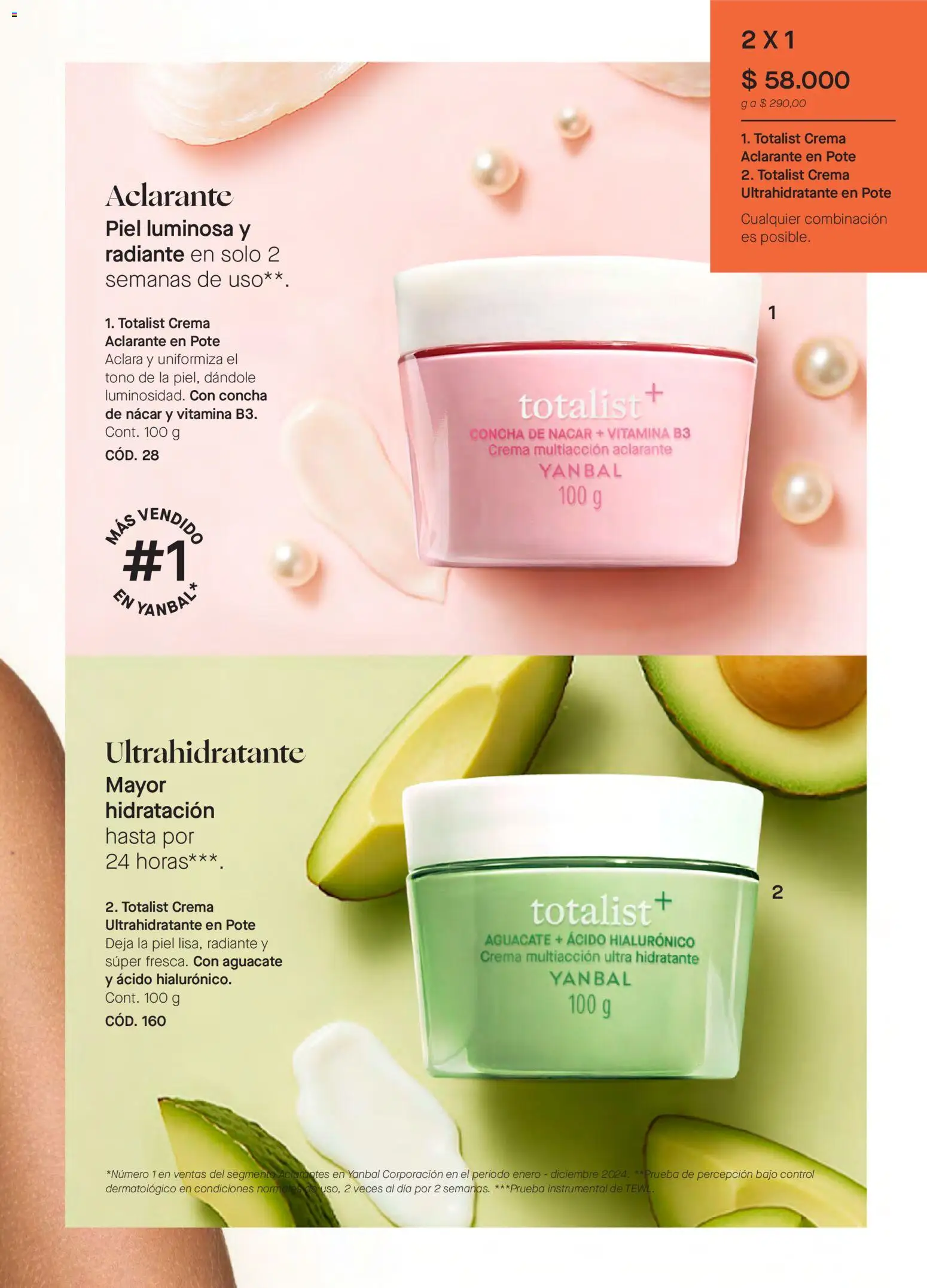 Yanbal revista - valida desde el 03.01.2026 | Página: 35 | Productos: Aguacate, Crema, Combinación