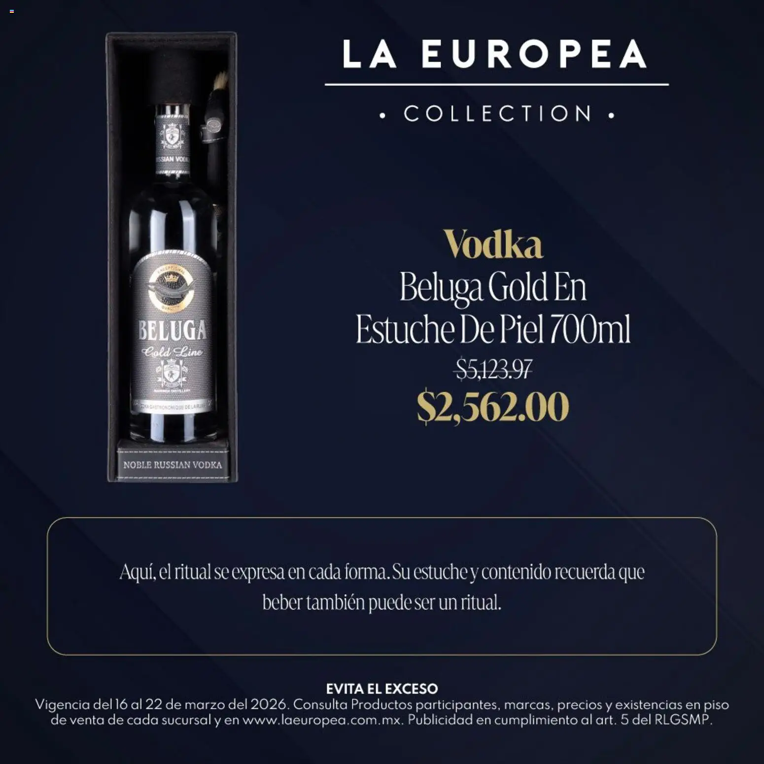 Nuevas ofertas de La Europea válidas en toda la República Mexicana desde el 16.03.2026. ¡Encuentra las mejores ofertas en La Europea catálogo Grandes Vinos! | Página: 3 | Productos: Estuche, Vodka