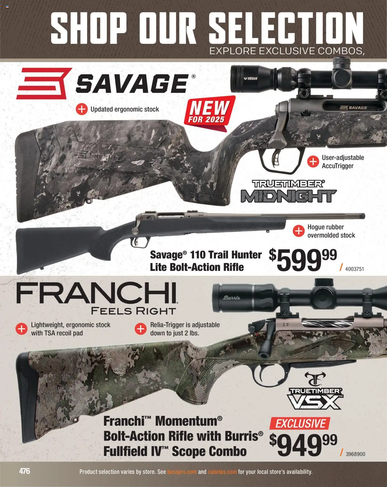 Cabela's Hunting Master 25 - valid from 11.08.2025 | Page: 476 | Products: Rifle