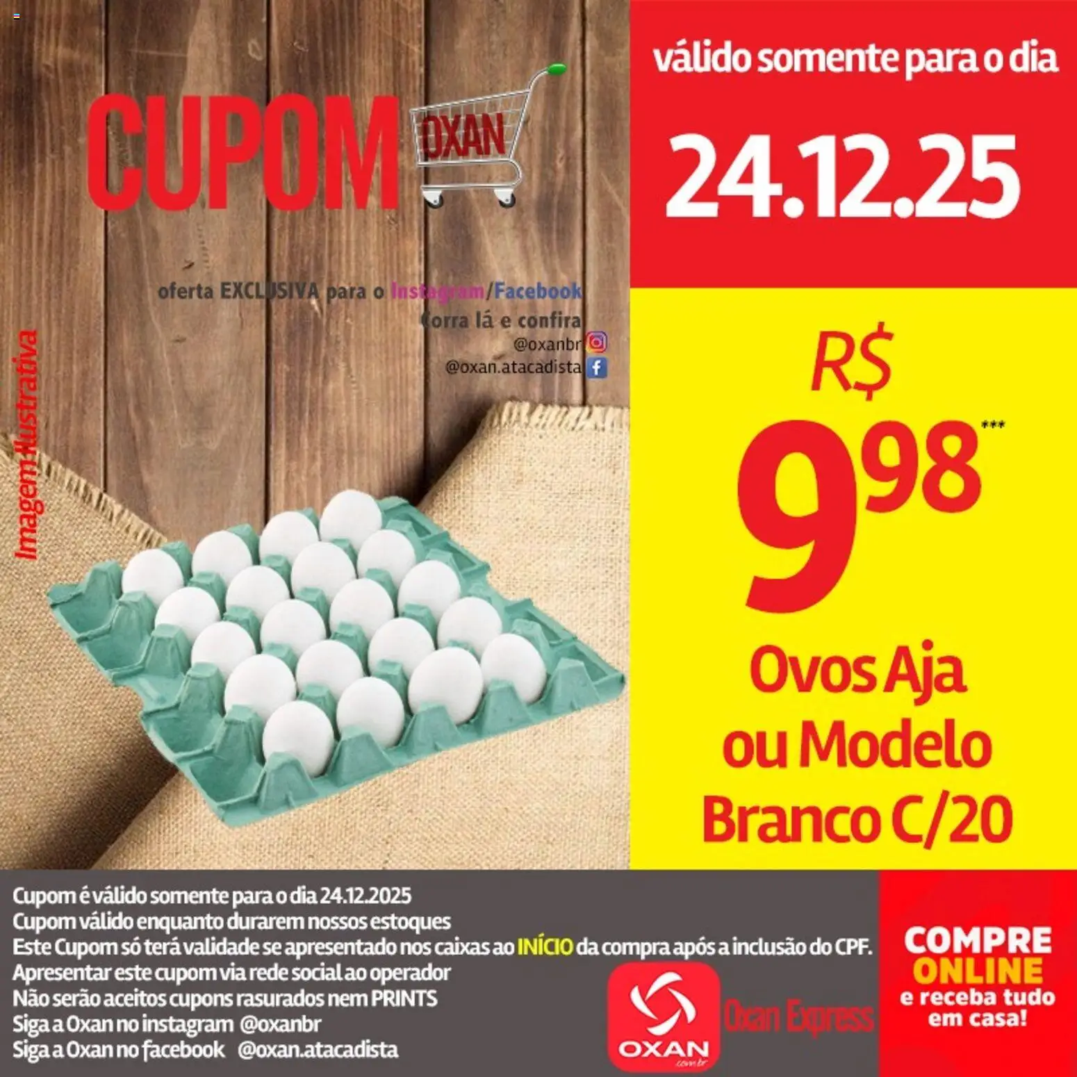 Oxan Atacadista Folheto - válido de 24.12.2025 | Página: 12 | Produtos: Ovos