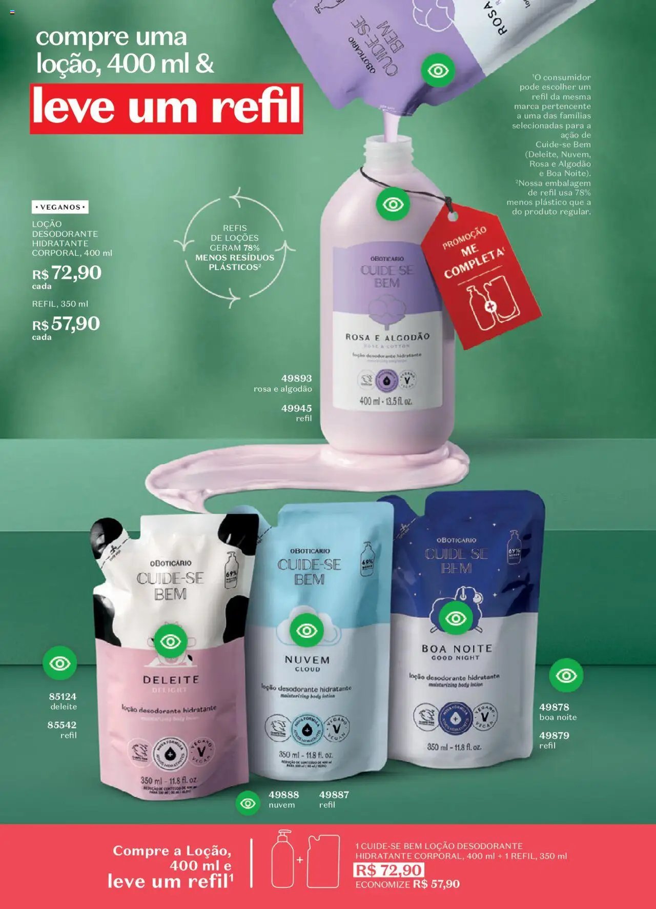 O Boticário Folheto - válido de 11.08.2025 | Página: 24 | Produtos: Desodorante, Algodão, Body