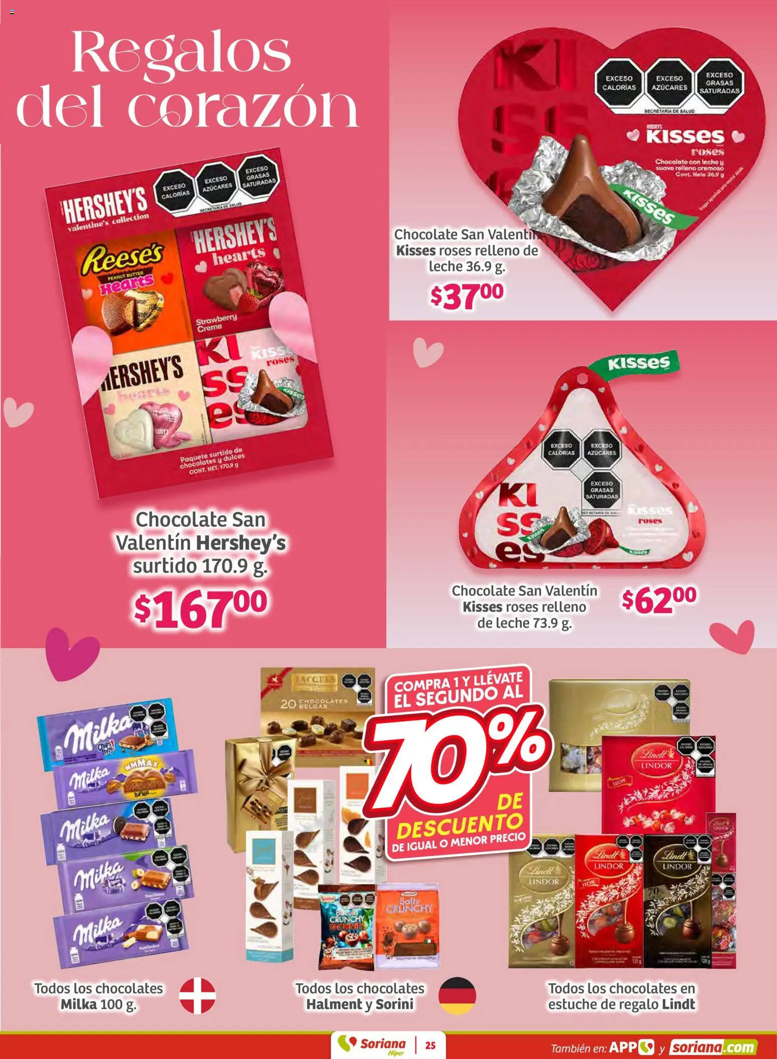 Nuevas ofertas de Soriana válidas en toda la República Mexicana desde el 30.01.2026. ¡Encuentra las mejores ofertas en Soriana - Preciazazaso Híper: BCS, Jal, Nay, Sin, Son! | Página: 25 | Productos: Leche, Estuche, Chocolate, Dulces