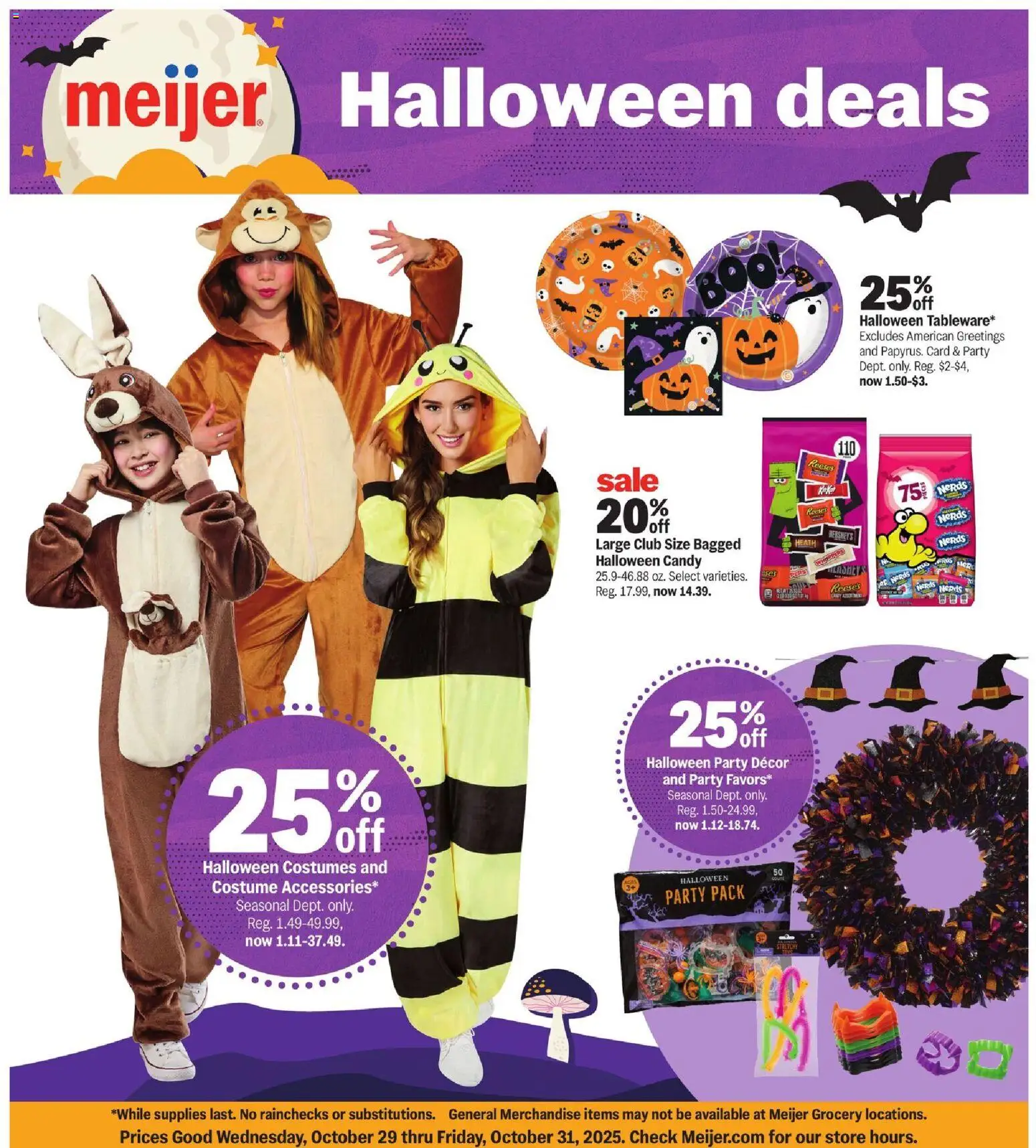 Meijer Halloween deals - valid from 29.10.2025 | Page: 1