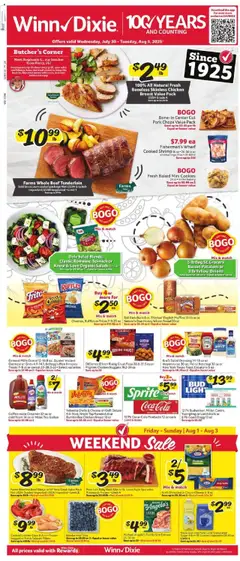 Preview of Winn Dixie weekly ads valid from 30.07.2025