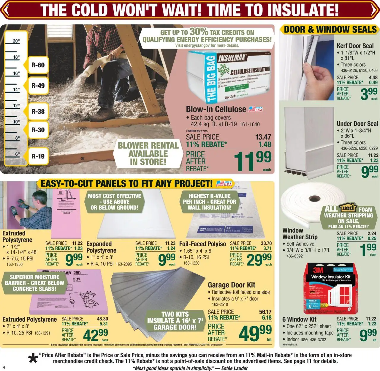 Menards - Weekly Ad - valid from 24.09.2025 | Page: 5 | Products: Bag, Sheet, Blower