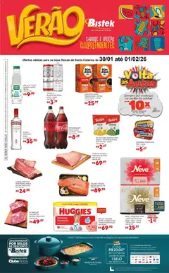 Bistek Supermercados - Ofertas de Verão  - Pré-Visualização do folheto da loja Bistek Supermercados, válido de 30.01.2026