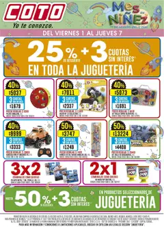 Vista previa Coto Juguetería válido desde el 01.08.2025