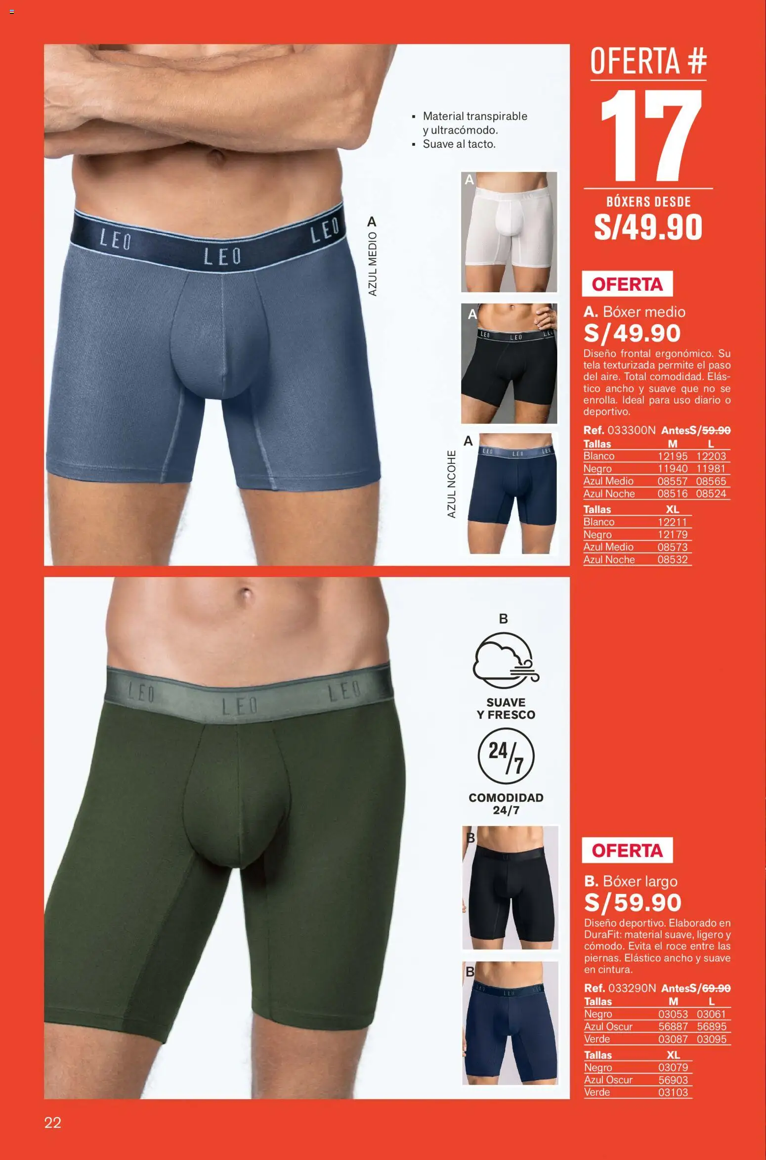 Catálogo Leonisa válido desde 26.12.2025 | Página: 22 | Productos: Boxers