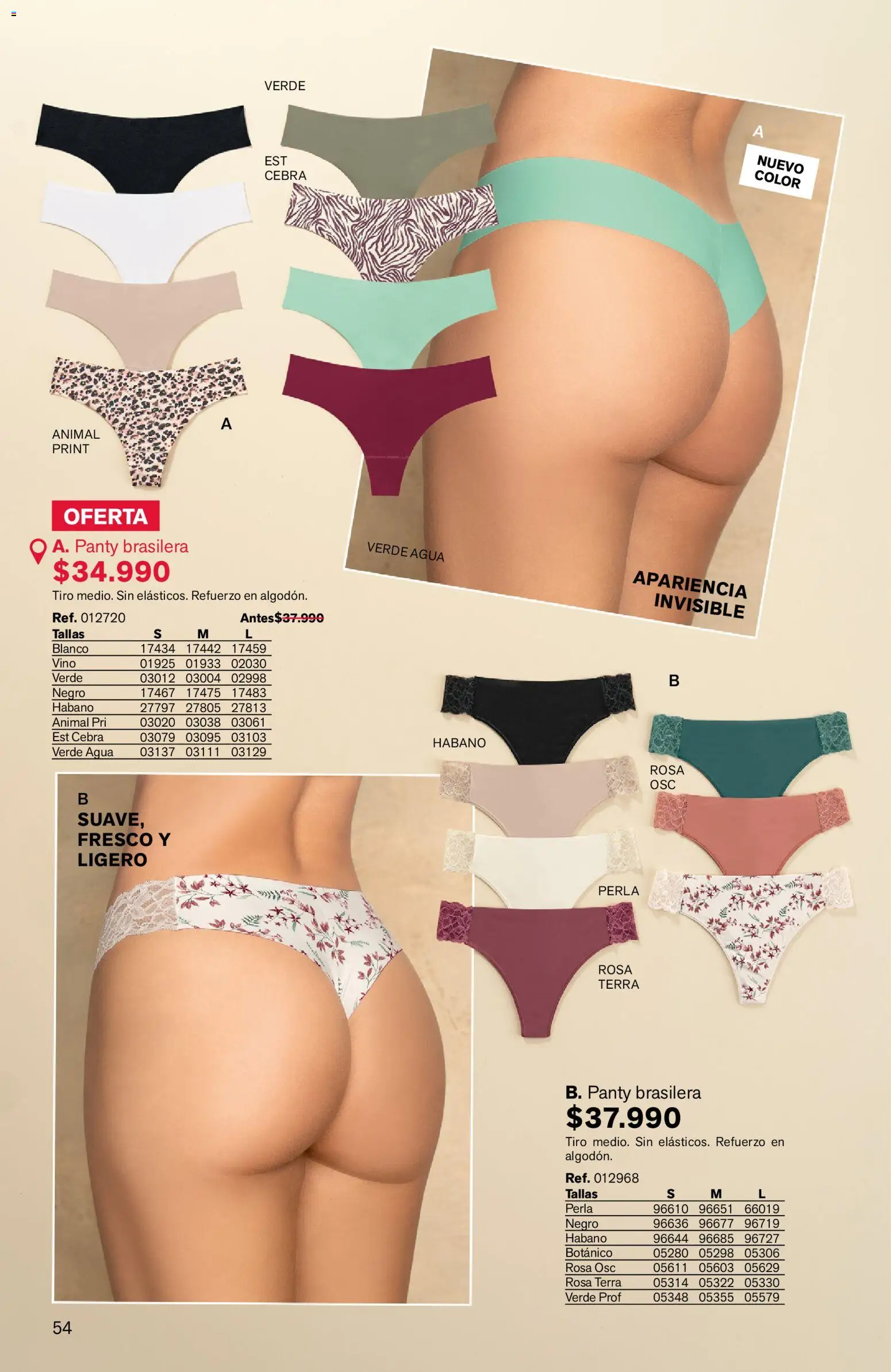 Leonisa revista - valida desde el 03.04.2026 | Página: 54 | Productos: Agua, Algodón, Vino