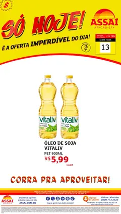 Encarte Assaí Atacadista - DF - Pré-Visualização do folheto da loja Assaí Atacadista, válido de 13.02.2026