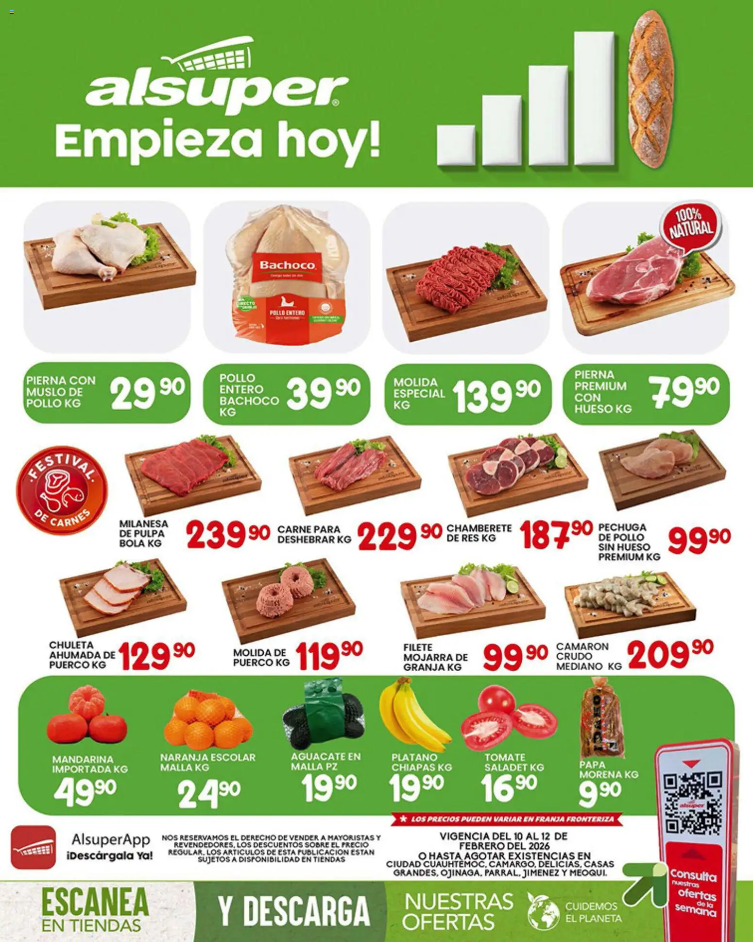 Nuevas ofertas de Alsuper válidas en toda la República Mexicana desde el 10.02.2026. ¡Encuentra las mejores ofertas en Alsuper folleto! | Página: 1
