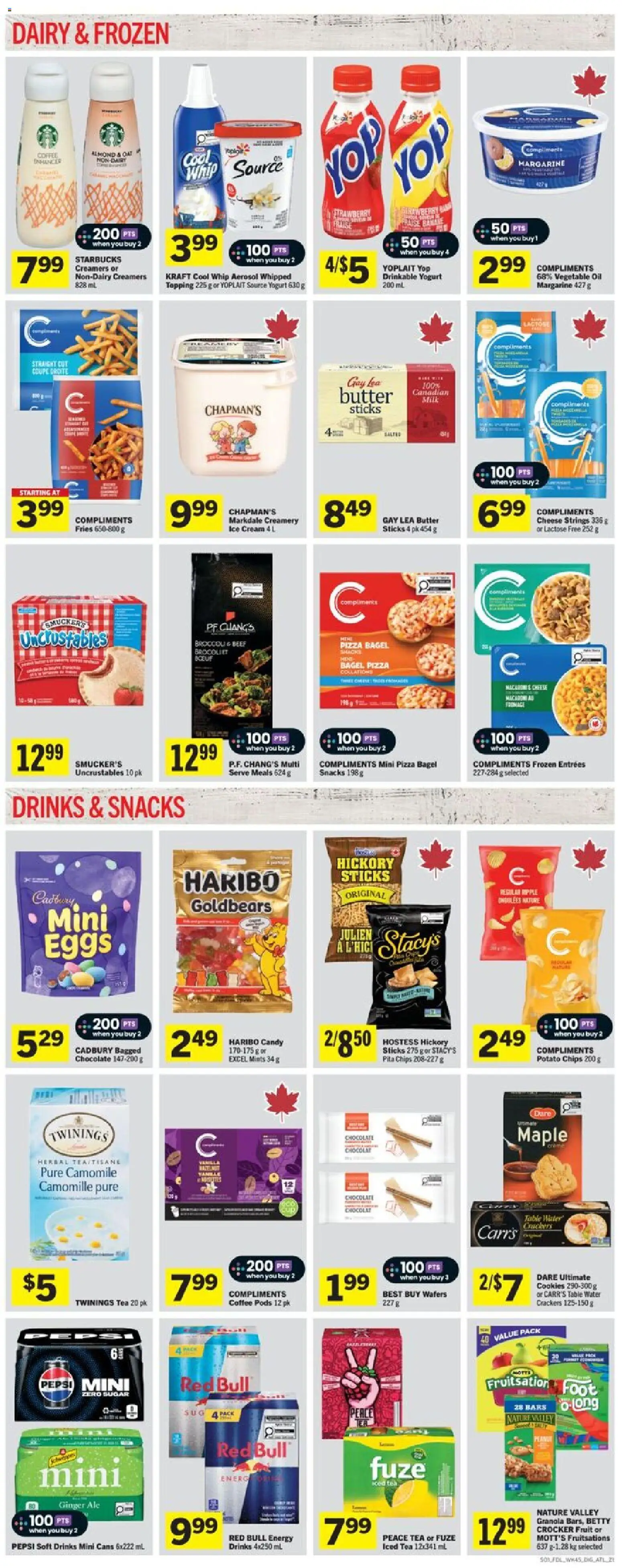 Foodland flyer valid from 05.03.2026 | Page: 5 | Products: Cream, Ice cream, Table, Cheese