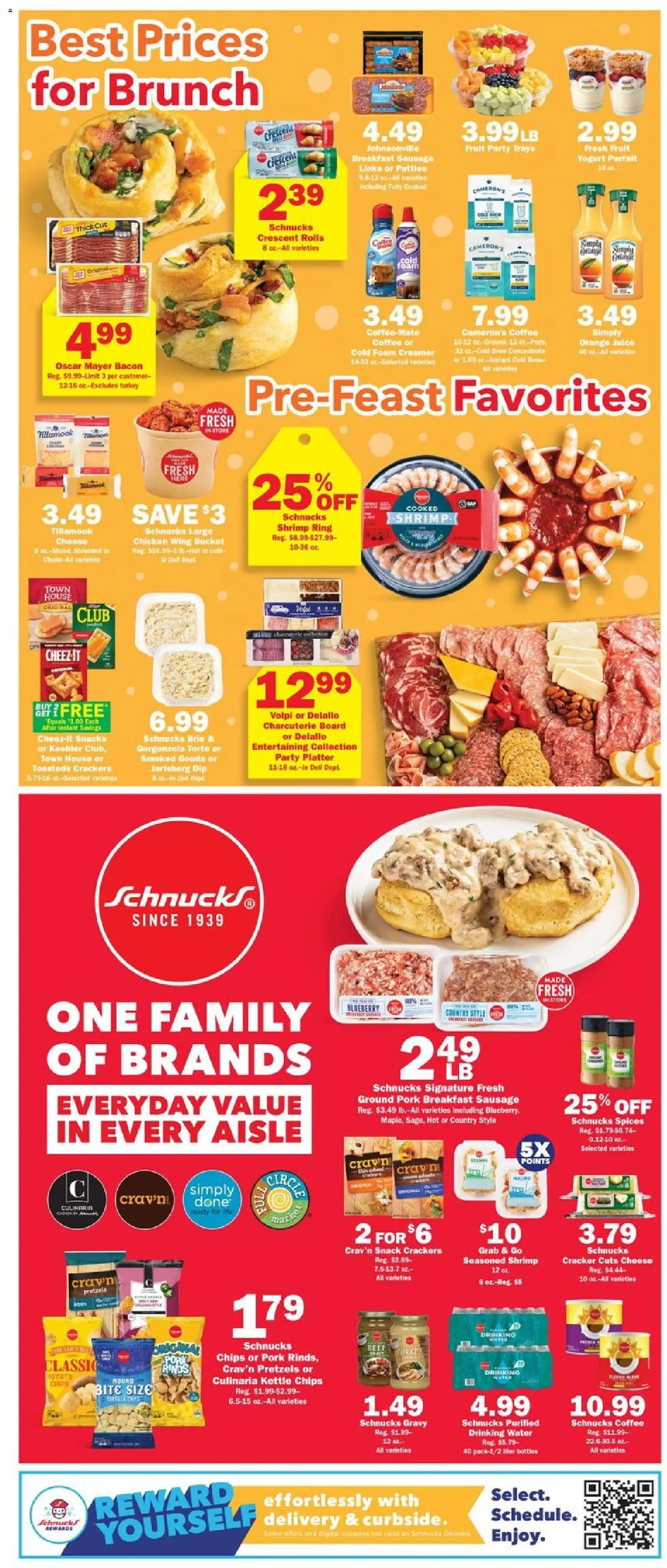 Schnucks Weekly Print Ad - IL - valid from 19.11.2025 | Page: 2 | Products: Coffee, Pork, Beef, Chips