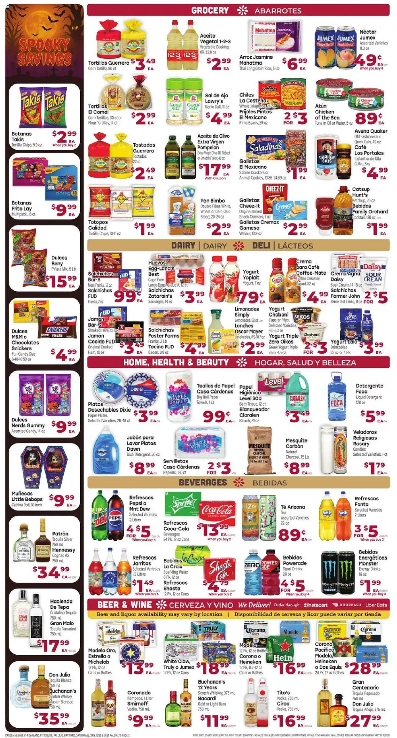 Cardenas Weekly Ad - valid from 22.10.2025 | Page: 2 | Products: Corn, Yogurt, Oil, Mango