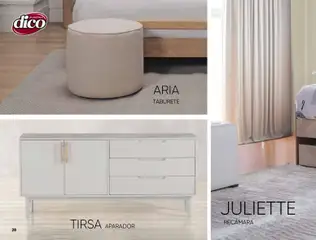 Vista previa de Muebles Dico catálogo Colección Casa Anahí, nuevo folleto de la tienda, válido en México a partir del 07.11.2025 | Página: 28 | Productos: Aparador