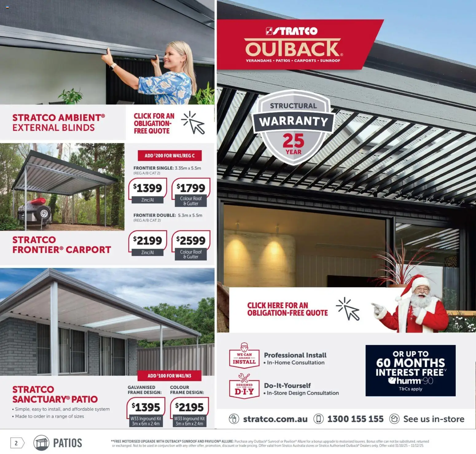 Stratco catalogue - valid from 31.10.2025 | Page: 2 | Products: Blinds