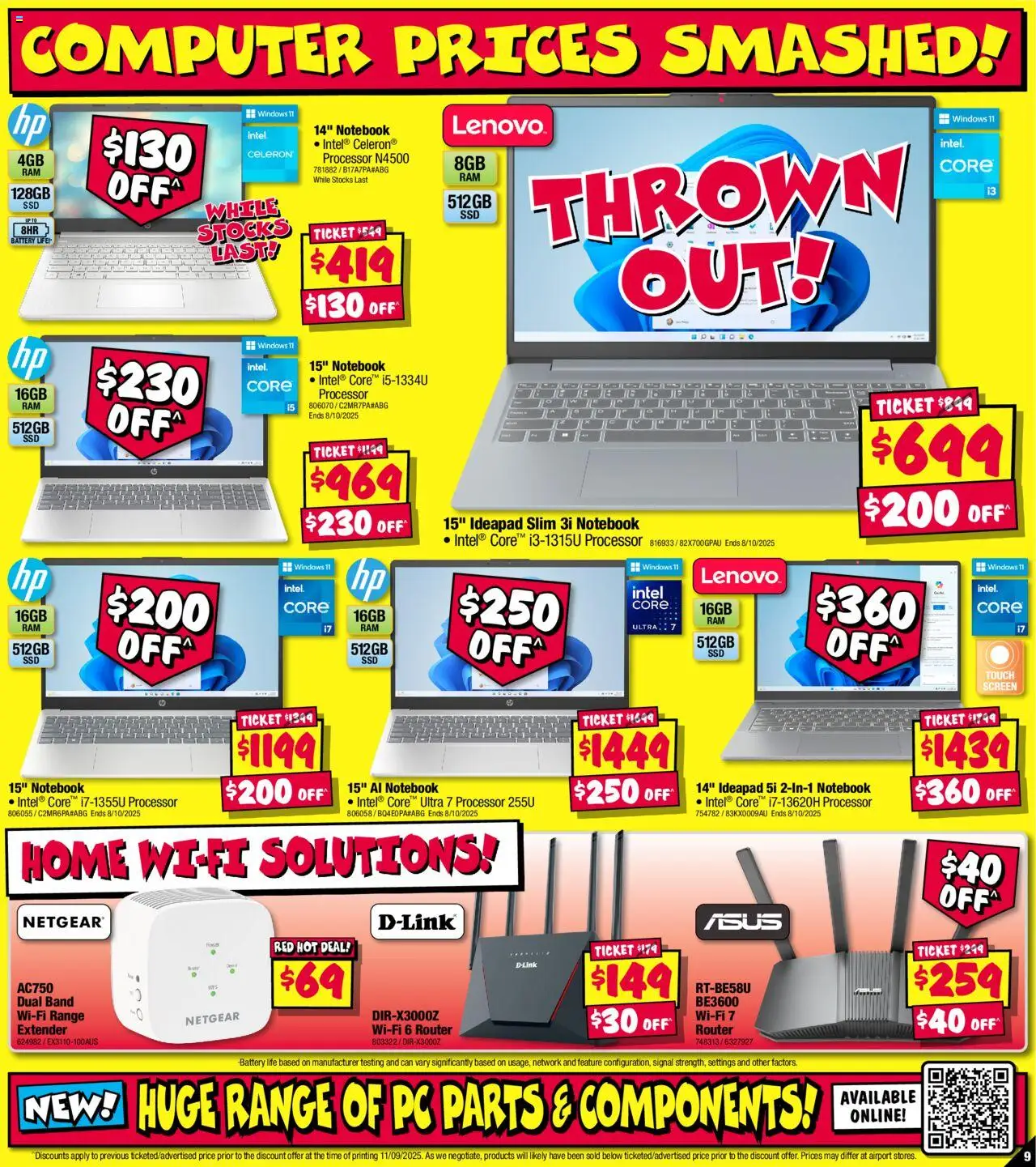 JB Hi-Fi catalogue - valid from 25.09.2025 | Page: 9 | Products: Notebook, Pc, Computer, Screen