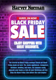 Harvey Norman - Black Friday preview  - valid from 11.11.2025