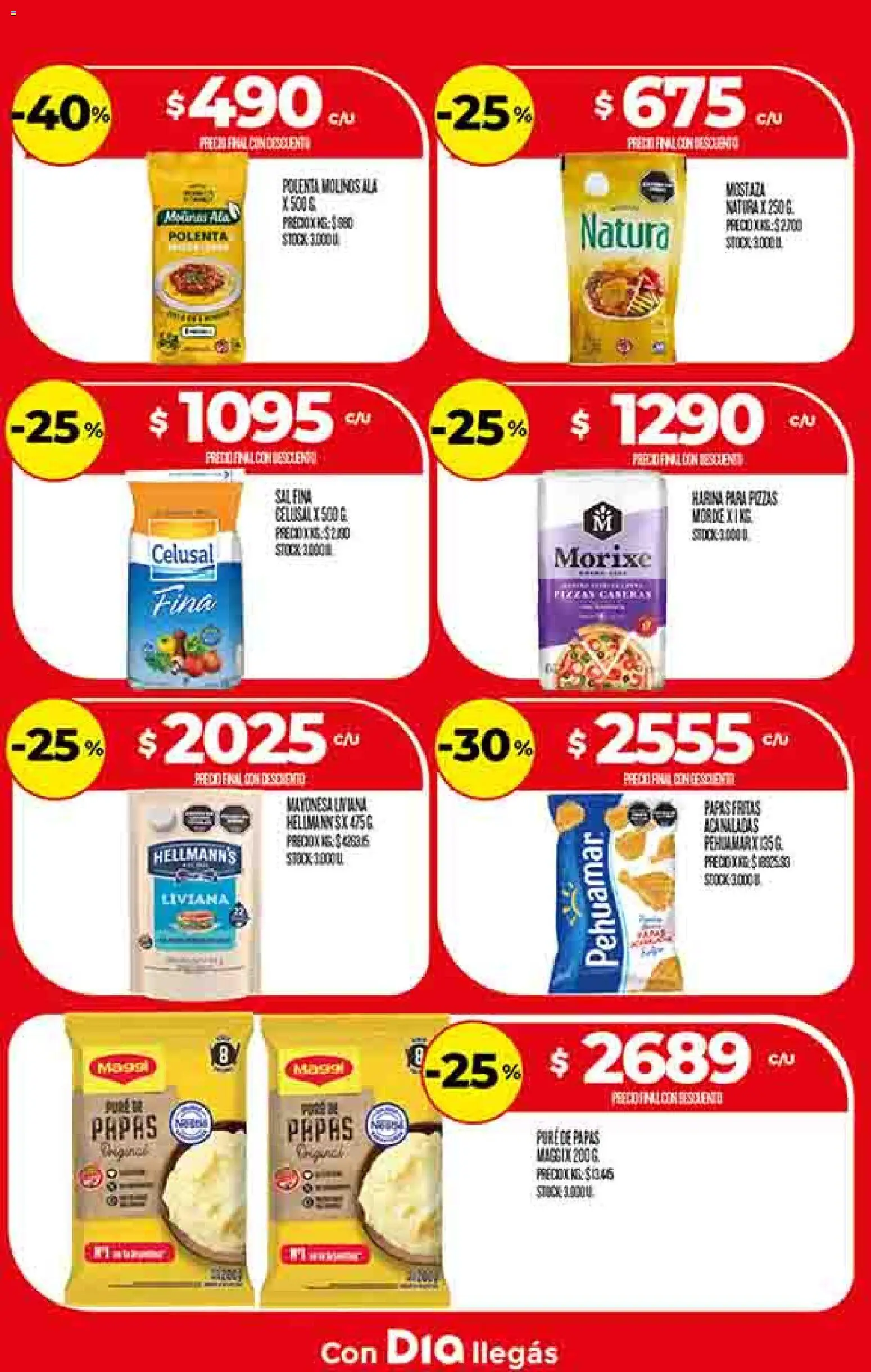 Dia - Ofertas - Salta y Jujuy │ válido desde el 14.01.2026 | Página: 13 | Productos: Harina, Mayonesa, Mostaza, Polenta