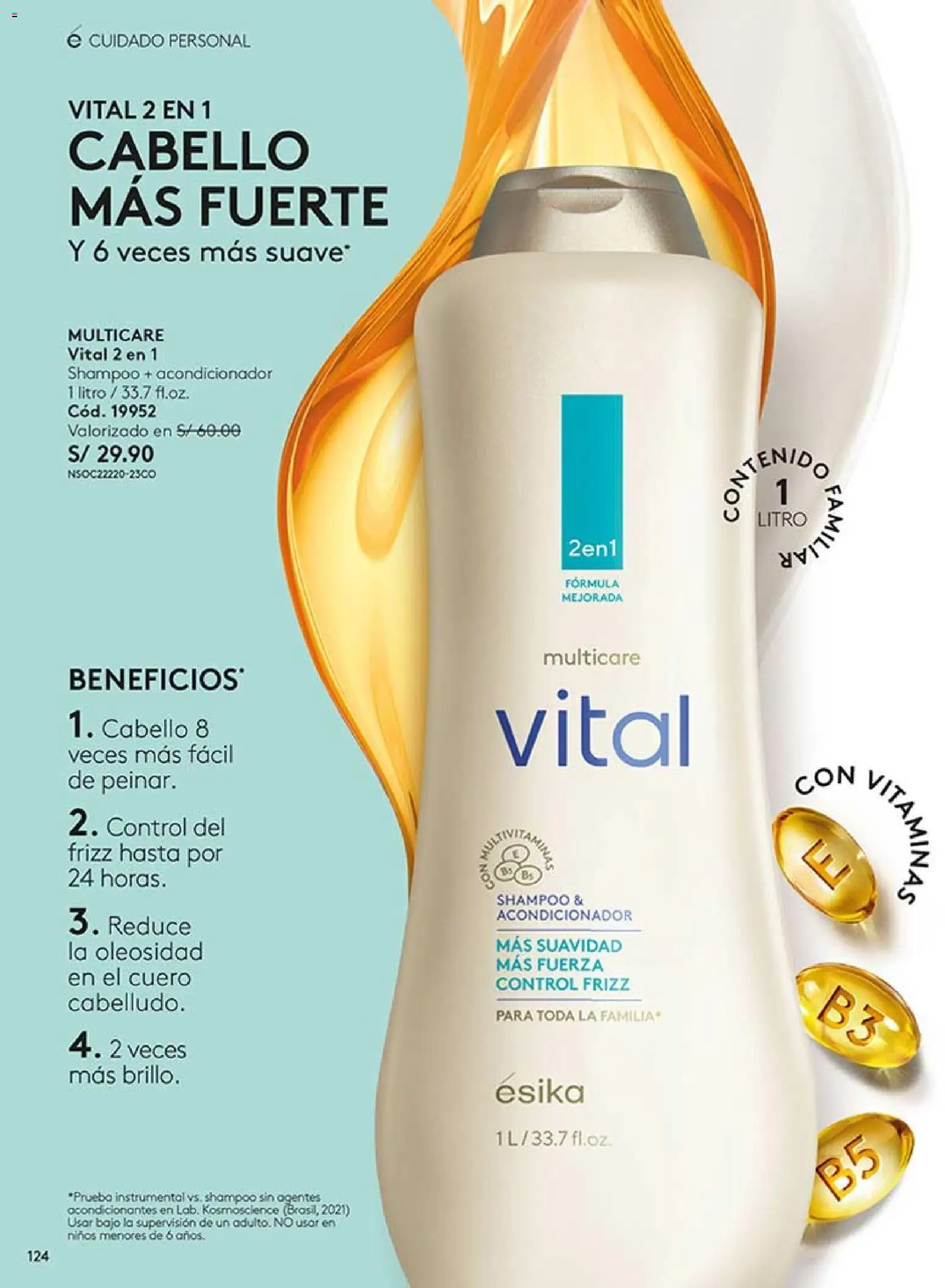 Catálogo Ésika válido desde 21.02.2026 | Página: 124 | Productos: Shampoo, Acondicionador