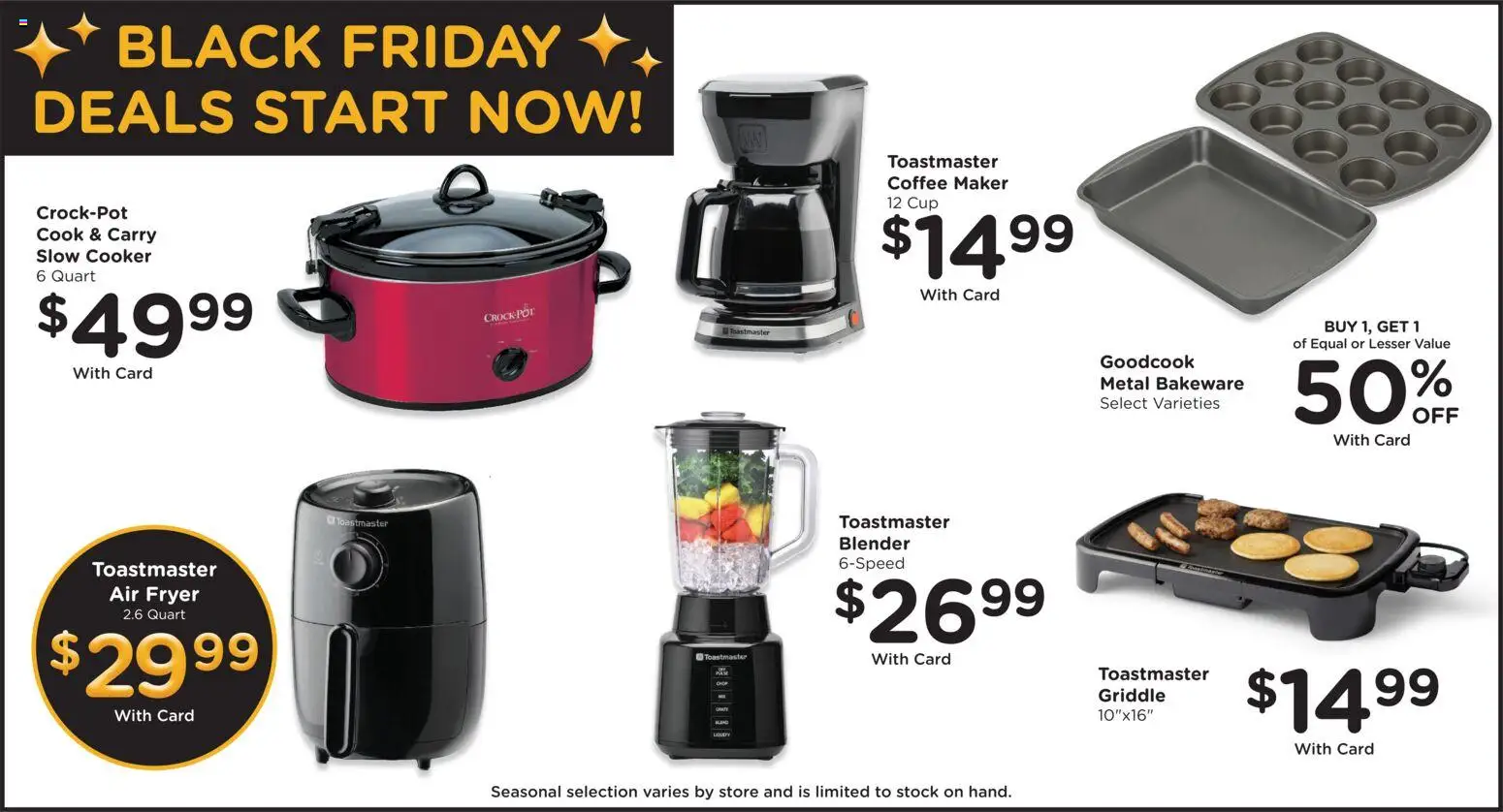QFC Black Friday - valid from 05.11.2025 | Page: 9 | Products: Fryer, Griddle, Coffee, Coffee maker