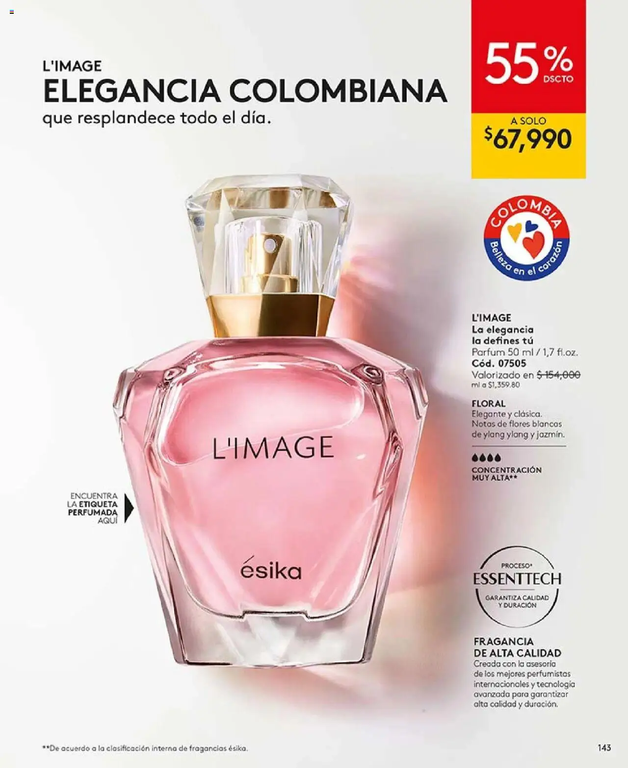 Ésika revista - valida desde el 16.06.2025 | Página: 143 | Productos: Fragancia