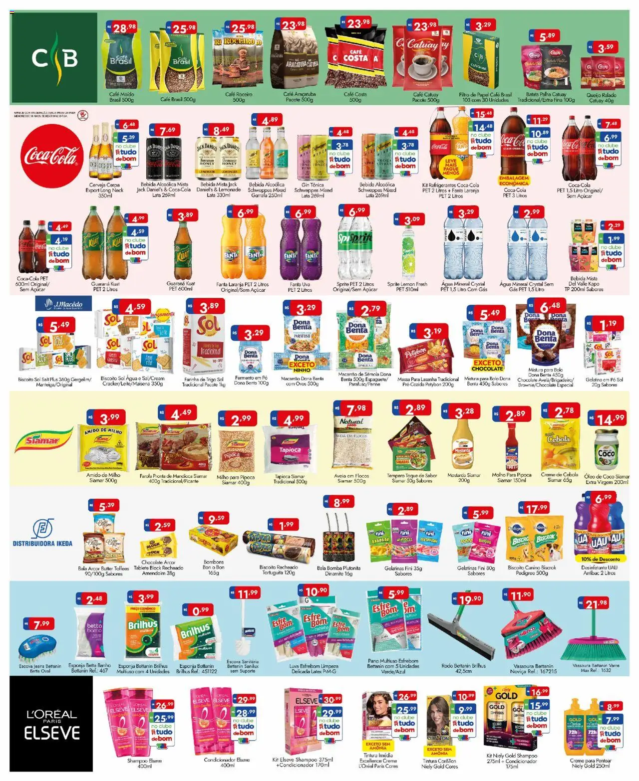 Supermercados Rondon Folheto - válido de 08.08.2025 | Página: 3 | Produtos: Coco, Cebola, Macarrão, Mistura para bolo