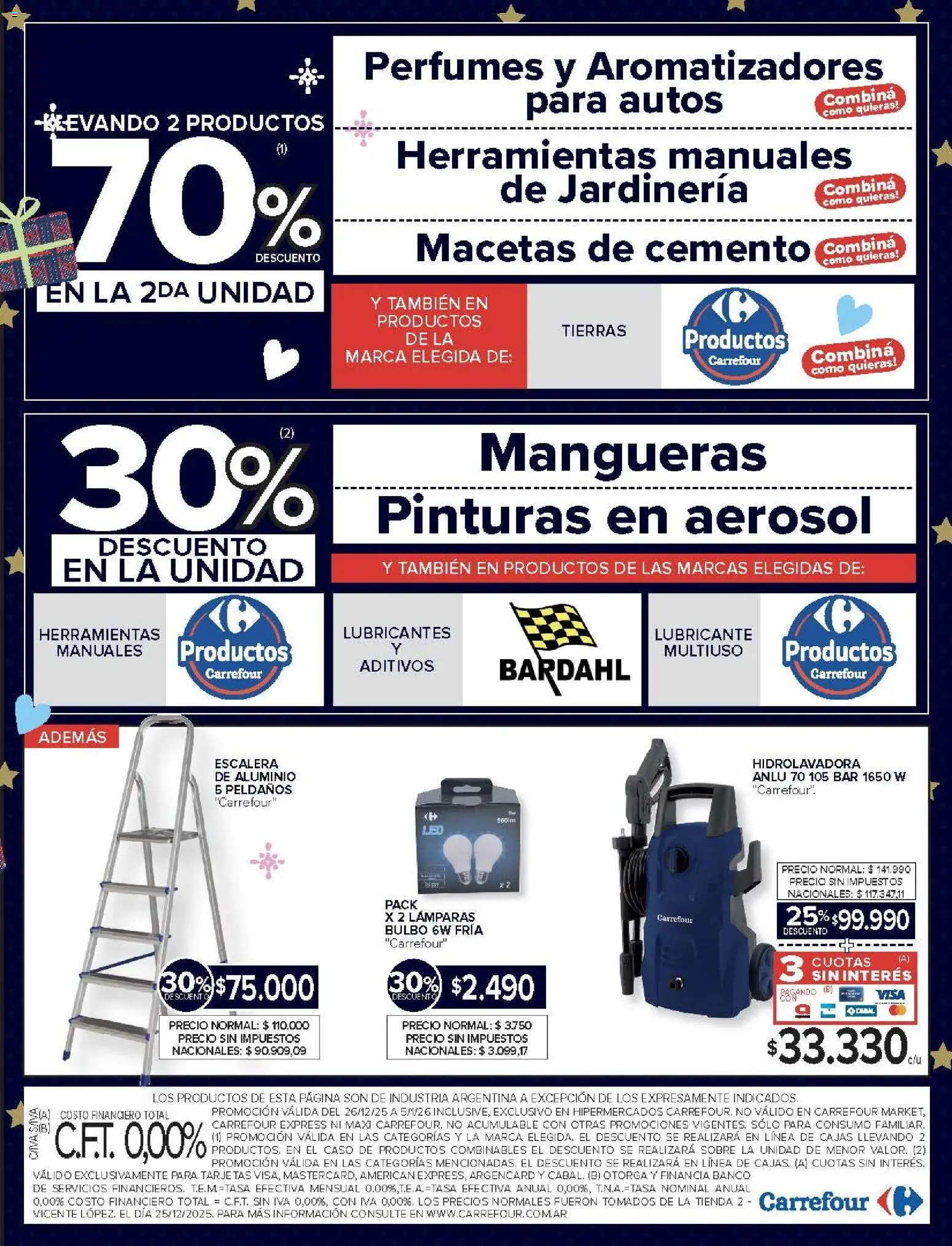 Carrefour ofertas │ válido desde el 26.12.2025 | Página: 22 | Productos: Caso, Banco, Sobre, Hidrolavadora