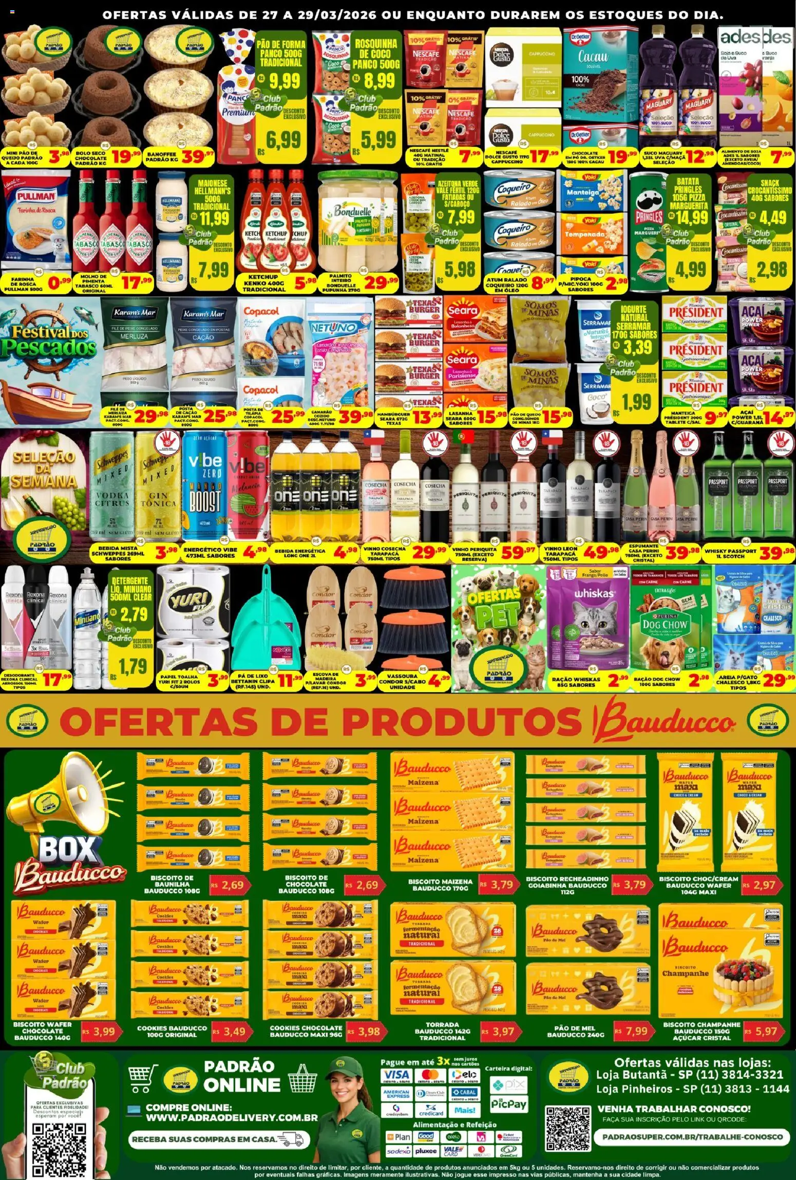 Supermercado Padrão Folheto - válido de 27.03.2026 | Página: 2 | Produtos: Palmito, Escova, Carteira, Açaí