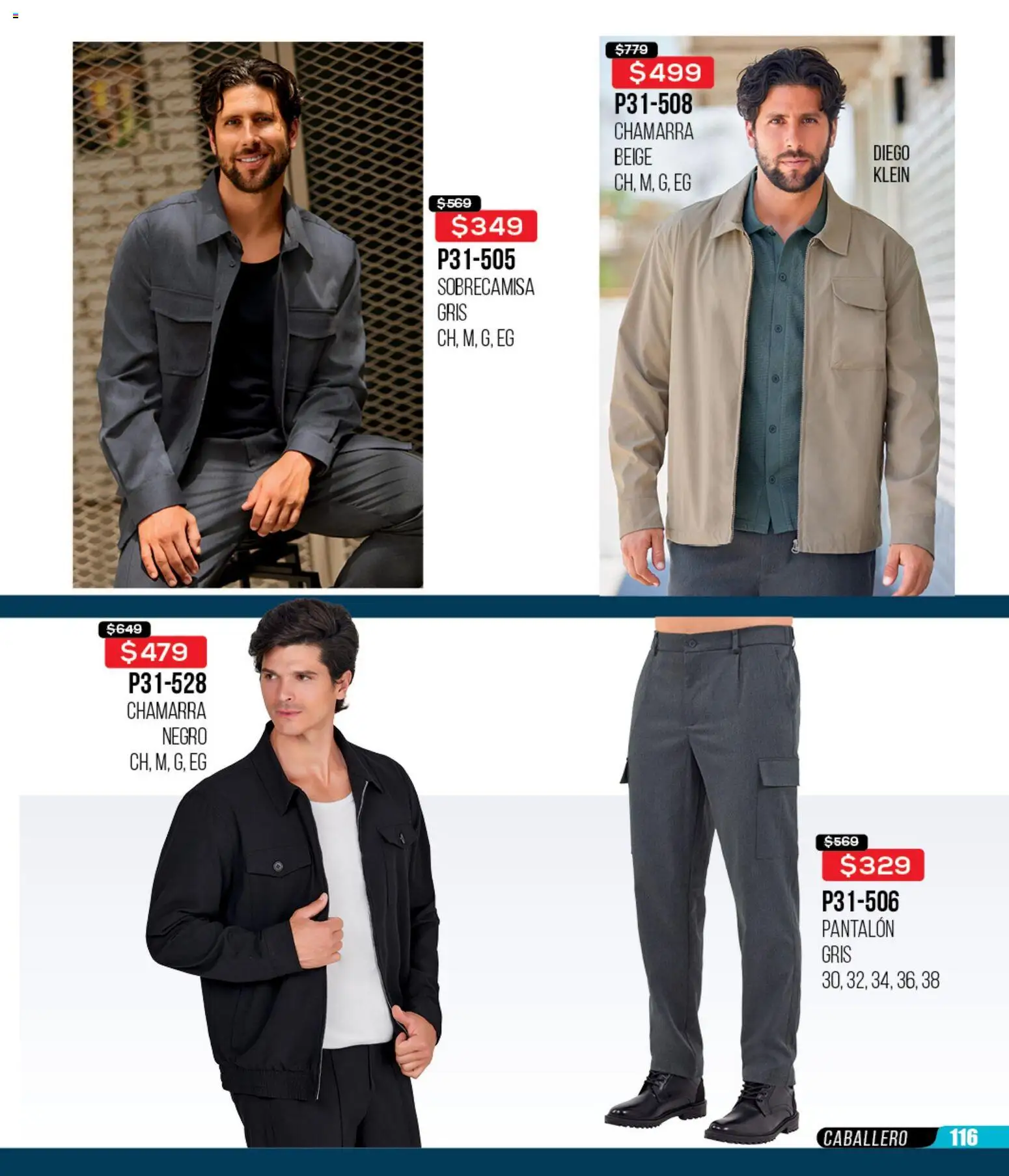 Nuevas ofertas de Cklass válidas en toda la República Mexicana desde el 12.01.2026. ¡Encuentra las mejores ofertas en Cklass catálogo Mega Ofertas Ropa! | Página: 117 | Productos: Chamarra