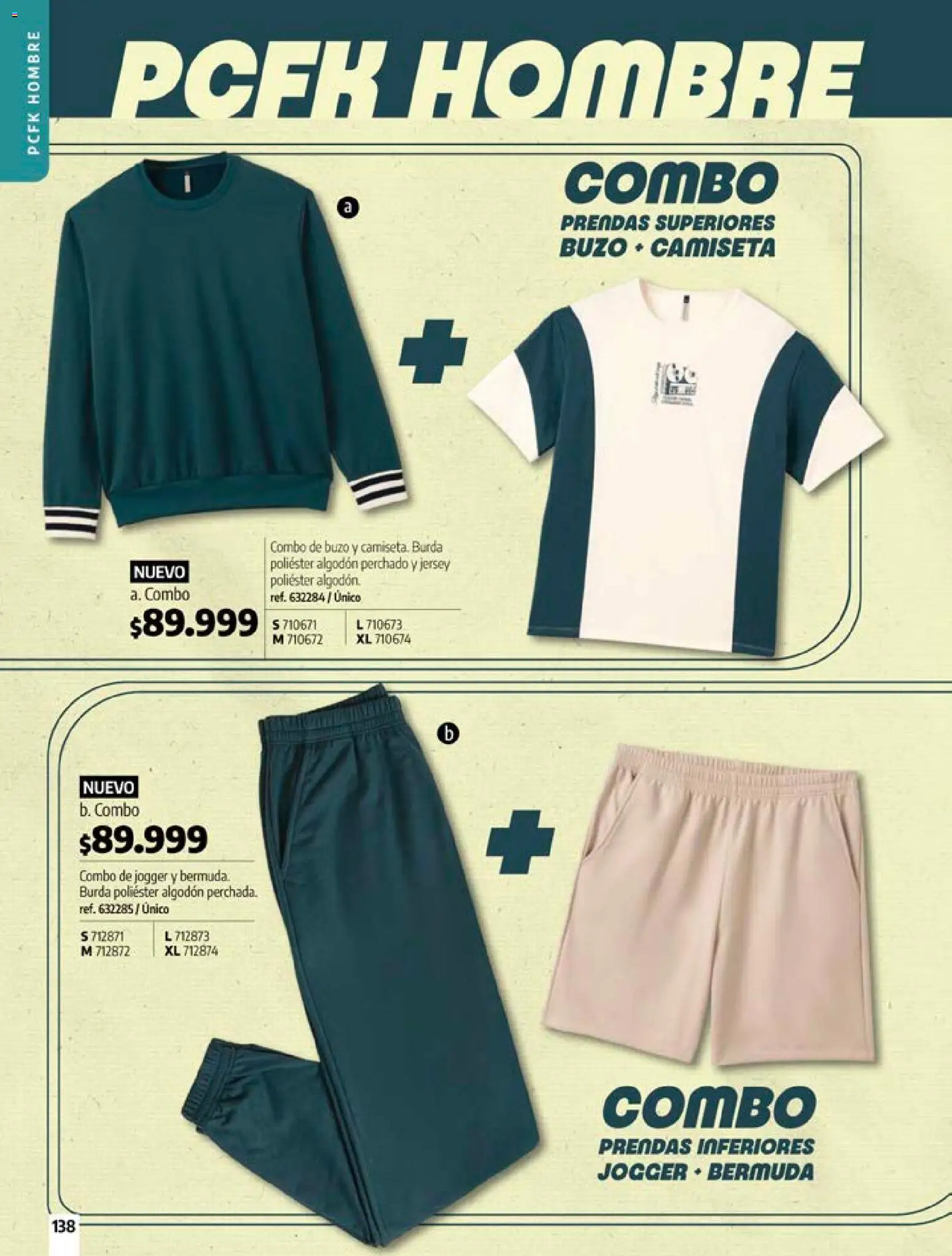 Pacifika revista - valida desde el 24.04.2026 | Página: 138 | Productos: Algodón, Bermuda, Buzo, Camiseta