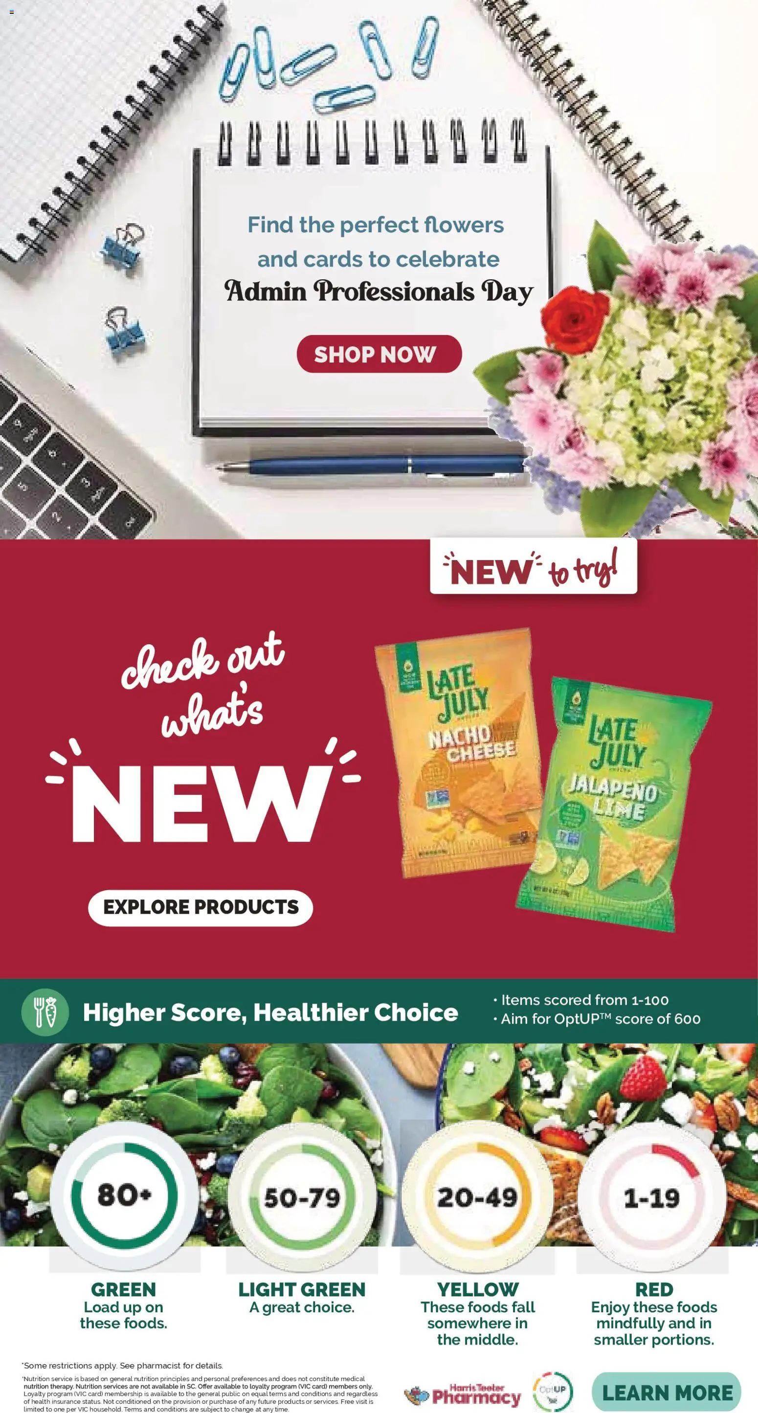 Harris Teeter Weekly Ad - NC - valid from 22.04.2026 | Page: 4 | Products: Cheese, Lime