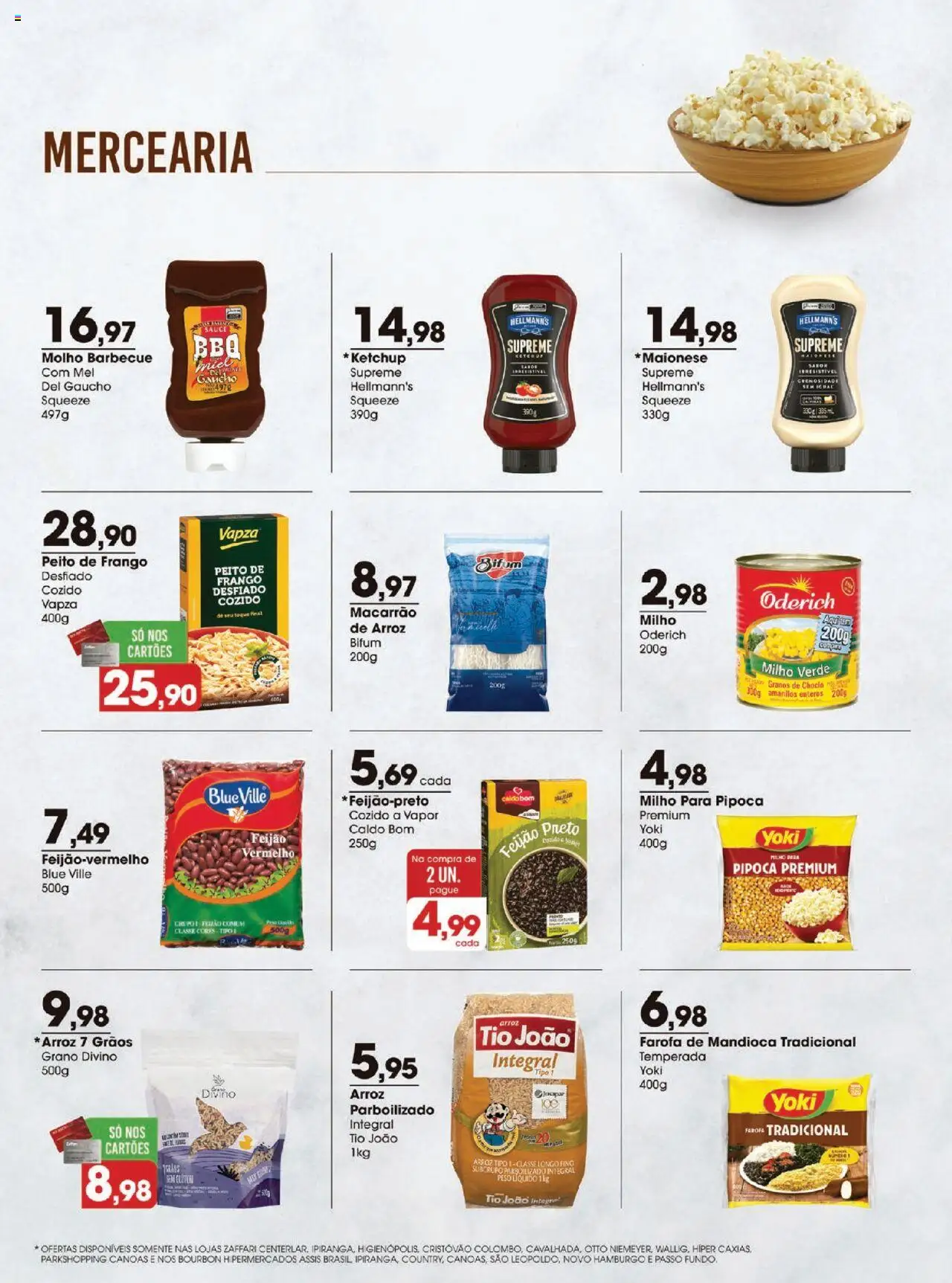 Zaffari Folheto - válido de 09.09.2025 | Página: 4 | Produtos: Mandioca, Mel, Ketchup, Farofa