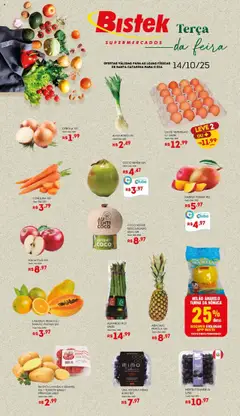 Bistek Supermercados - Ofertas Hortifruti - Pré-Visualização do folheto da loja Bistek Supermercados, válido de 14.10.2025