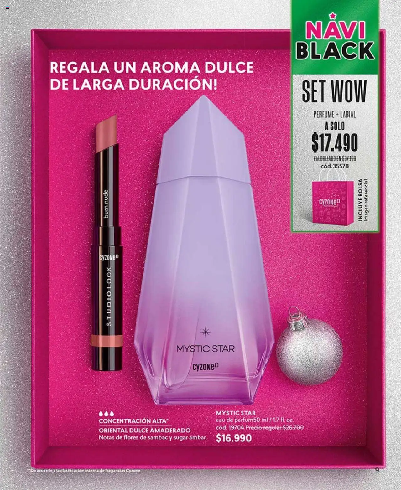 Catálogo CyZone Campaña 17 │ válido desde el 14.10.2025 | Página: 9 | Productos: Bolsa, Perfume, Labial