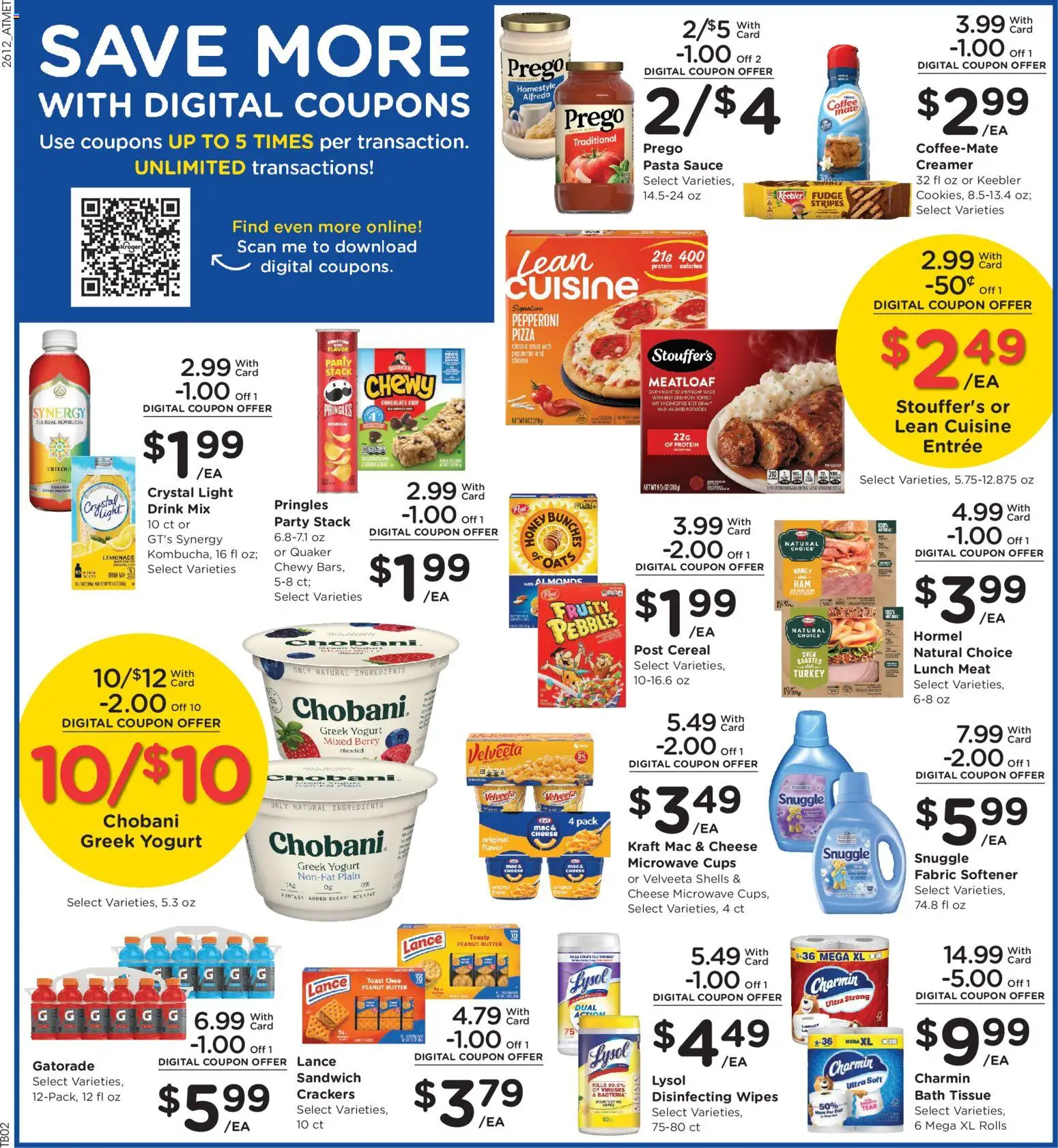 Kroger Weekly Ad - valid from 22.04.2026 | Page: 5 | Products: Bath, Cheese, Microwave, Beef