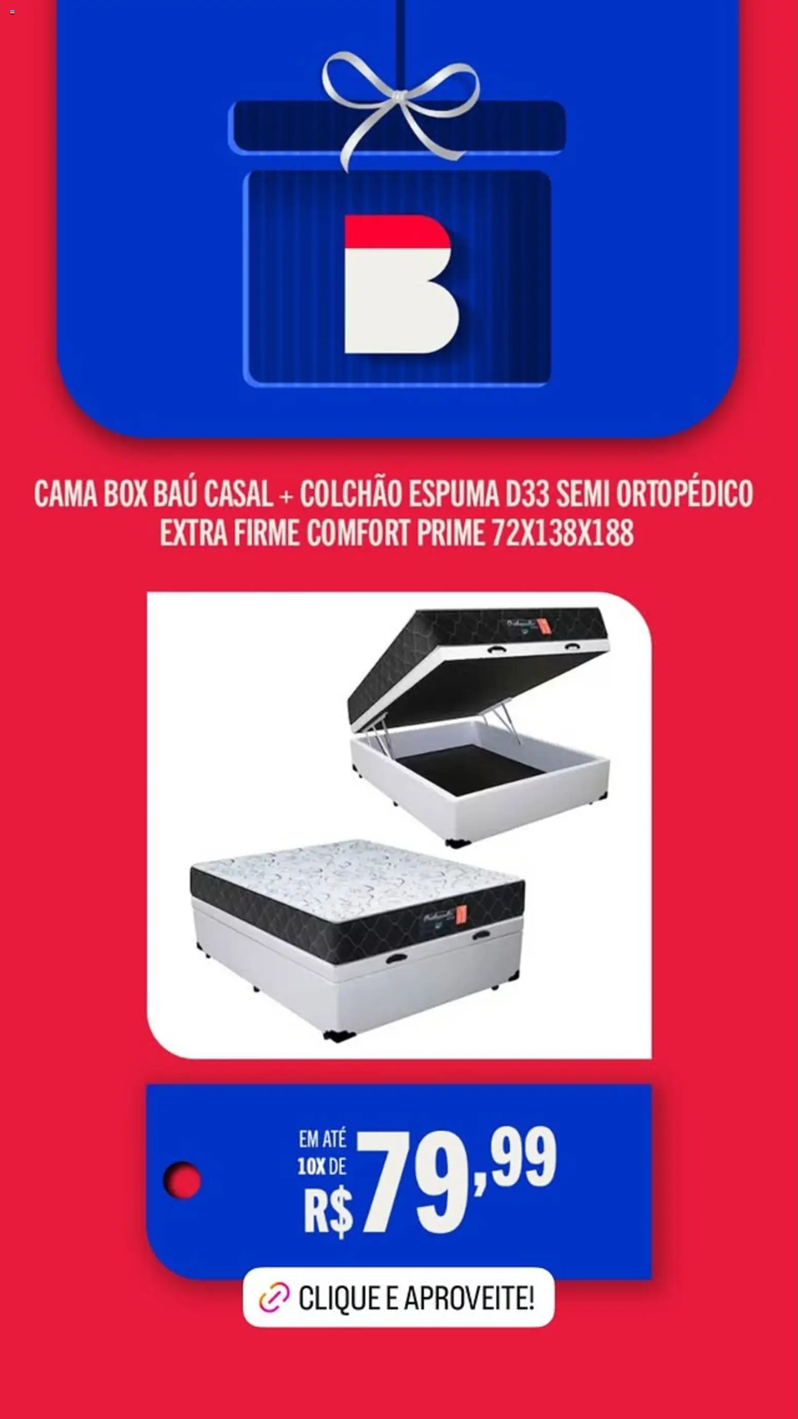 Casas Bahia Folheto - válido de 19.12.2025 | Página: 6 | Produtos: Cama, Colchão