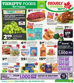 Preview of Thrifty Foods weekly flyer / circulaire from shop Thrifty Foods valid from 23.10.2025