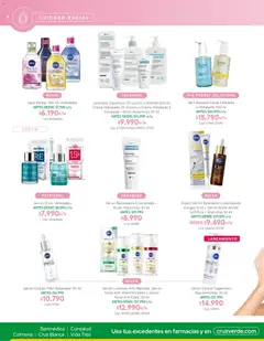 Belleza y Cuidado Personal Cruz Verde válido desde el 05.12.2025 | Página: 6 | Productos: Agua, Limpiador, Limpiador facial, Serum