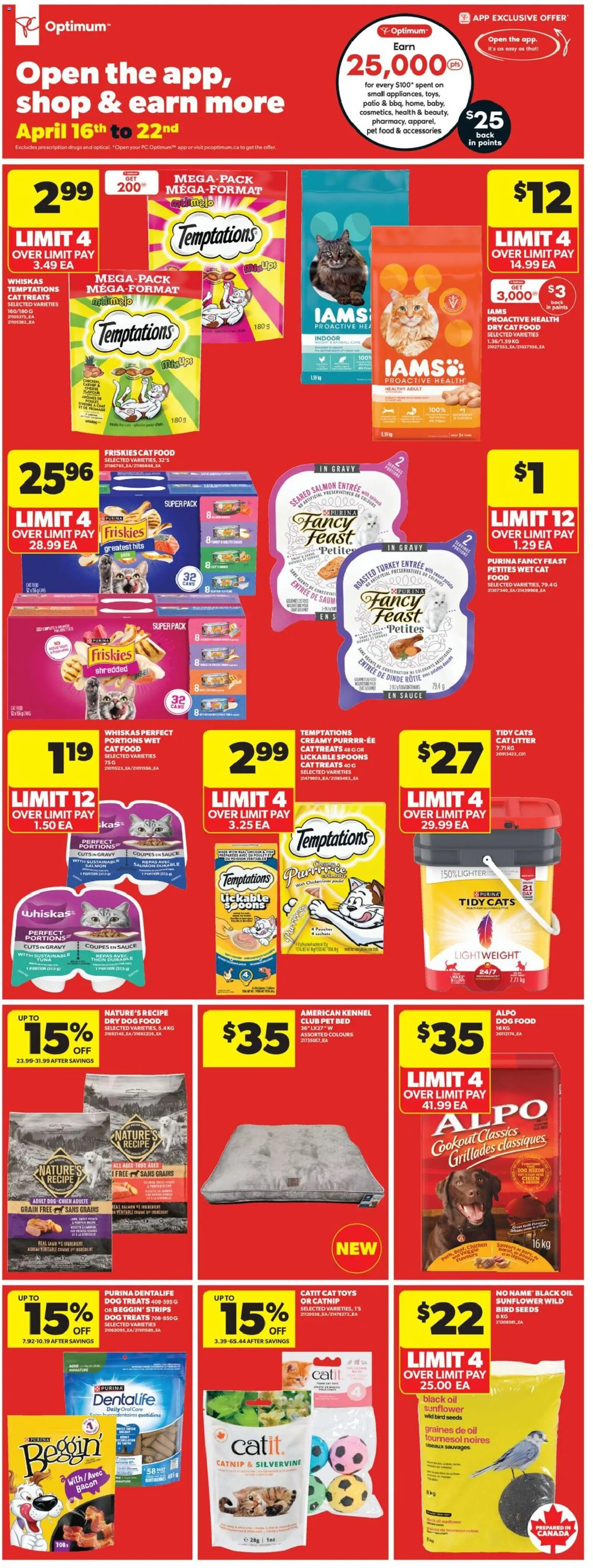 Real Canadian Superstore flyer valid from 16.04.2026 | Page: 21 | Products: Bed, Cheese, Oil, Chicken
