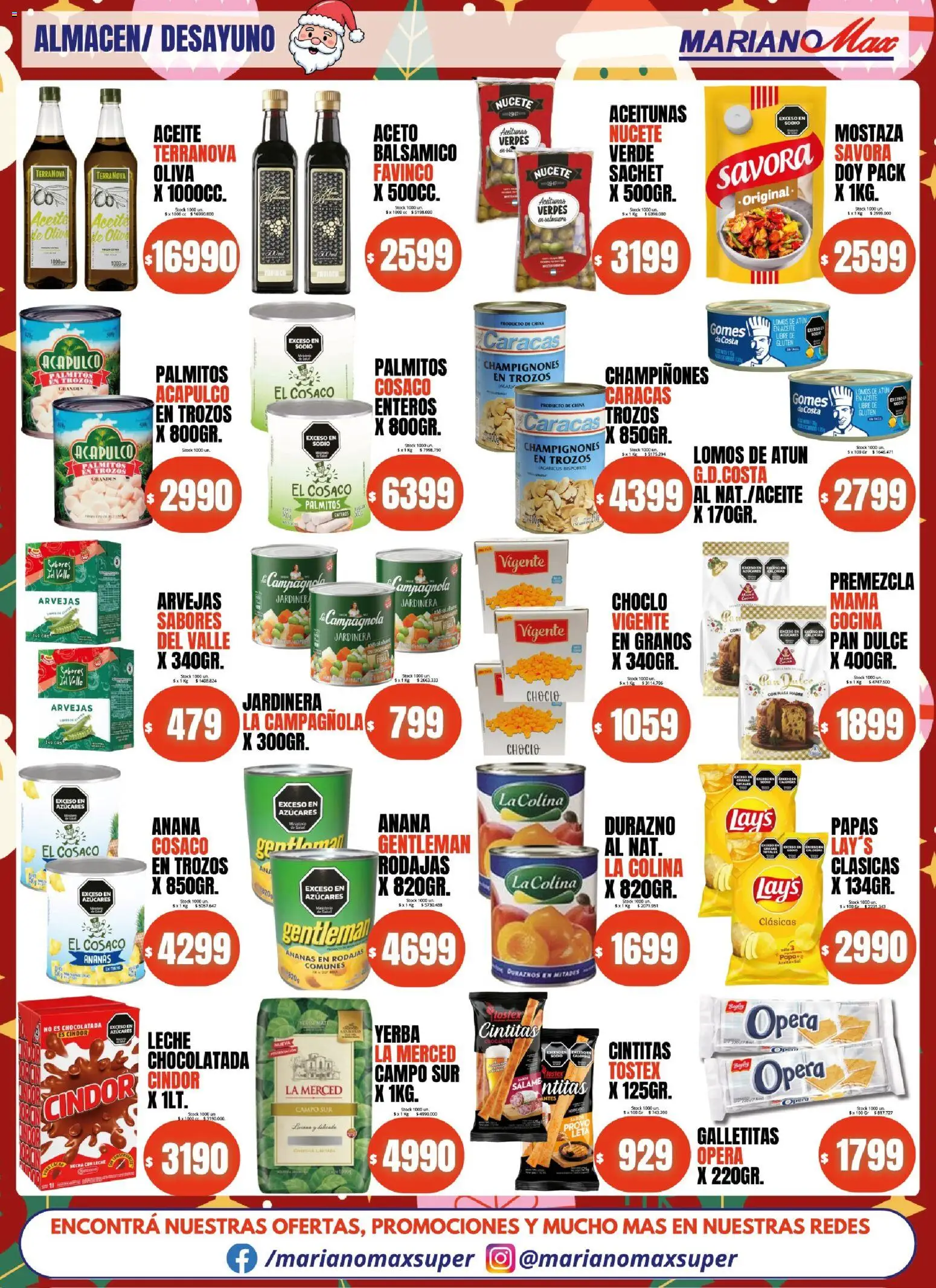 Mariano Max - Catálogo │ válido desde el 15.12.2025 | Página: 3 | Productos: Yerba, Aceitunas, Arvejas, Ananá