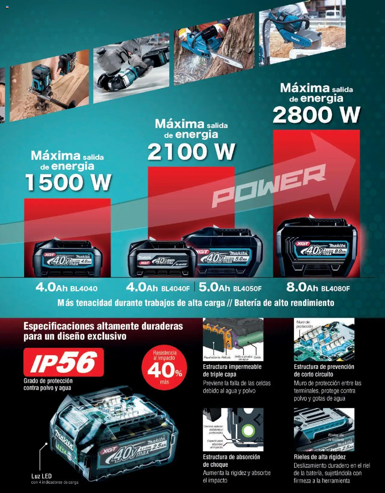Nuevas ofertas de Makita válidas en toda la República Mexicana desde el 07.10.2024. ¡Encuentra las mejores ofertas en Makita catálogo Líneas de Ensamble! | Página: 69 | Productos: Agua, Riel, Batería, Polvo