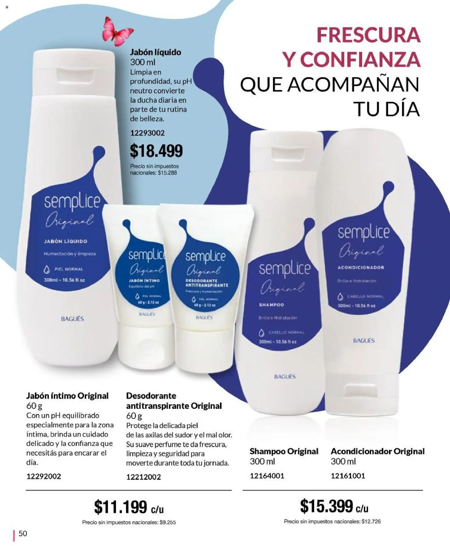 Bagués - Catálogo │ válido desde el 09.02.2026 | Página: 50 | Productos: Ducha, Desodorante, Antitranspirante, Té