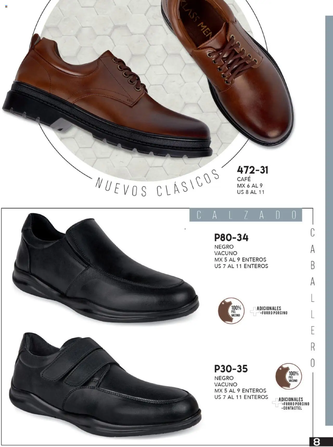 Nuevas ofertas de Cklass válidas en toda la República Mexicana desde el 14.07.2025. ¡Encuentra las mejores ofertas en Cklass catálogo Calzado Hombre! | Página: 9 | Productos: Café