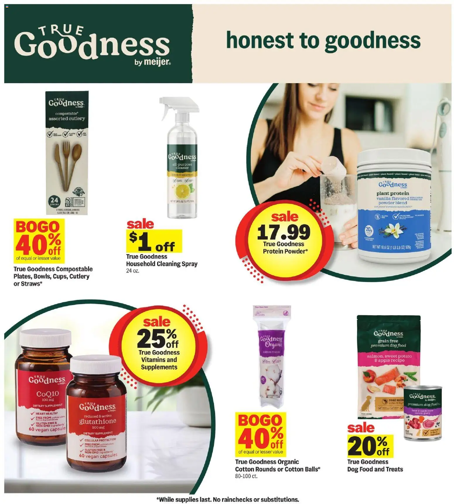 Meijer Weekly Ad - valid from 08.04.2026 | Page: 17 | Products: CoQ10, Dog Food, Powder