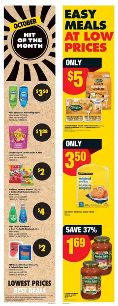 Preview of Christie Crispers Crackers or Bits & Bites, Selected varieties, 145 g from shop No Frills valid from 23.10.2025 | Page: 8 | Products: Pasta, Soap, Mouthwash