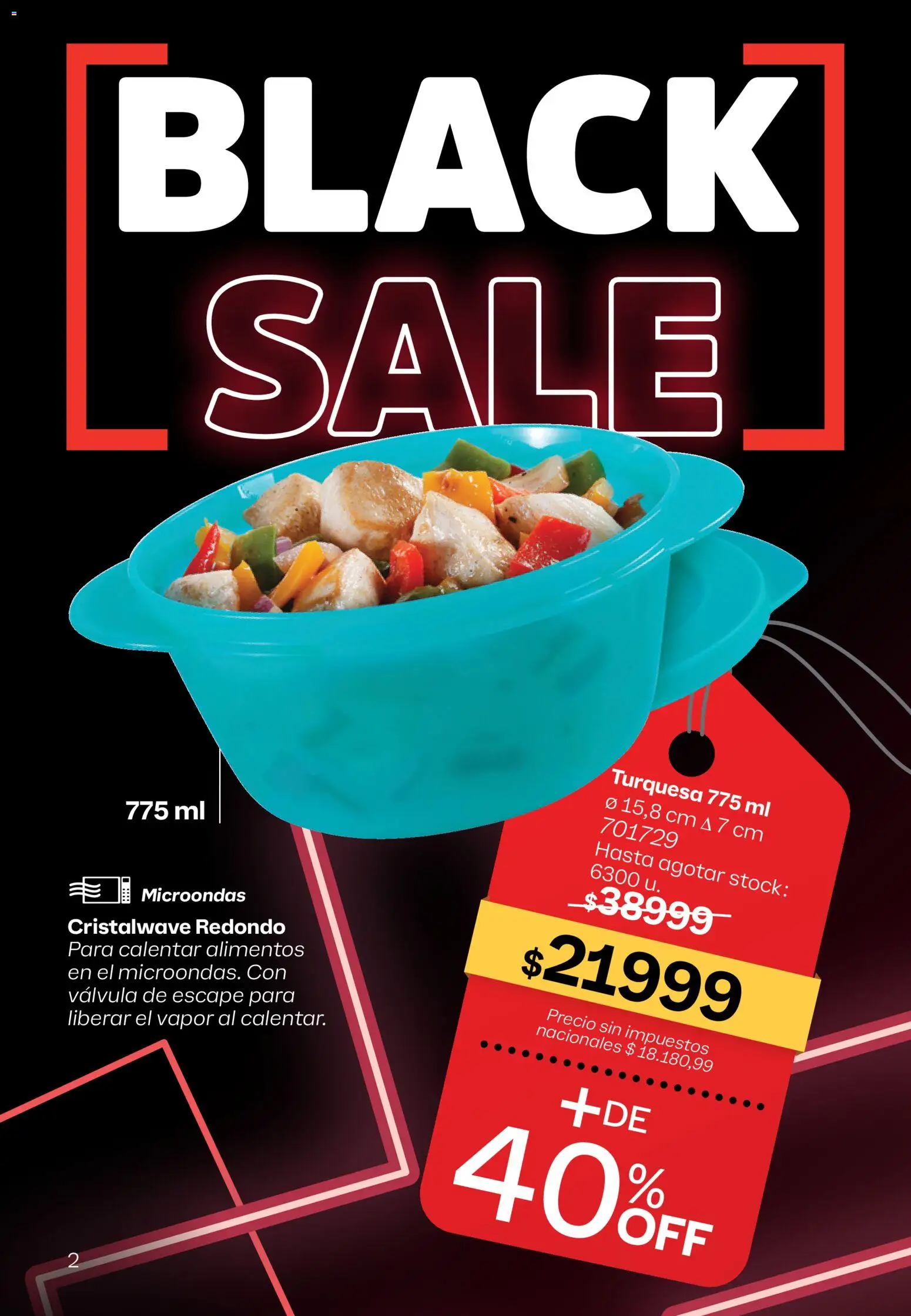 Tupperware Black Friday │ válido desde el 30.10.2025 | Página: 3 | Productos: Microondas