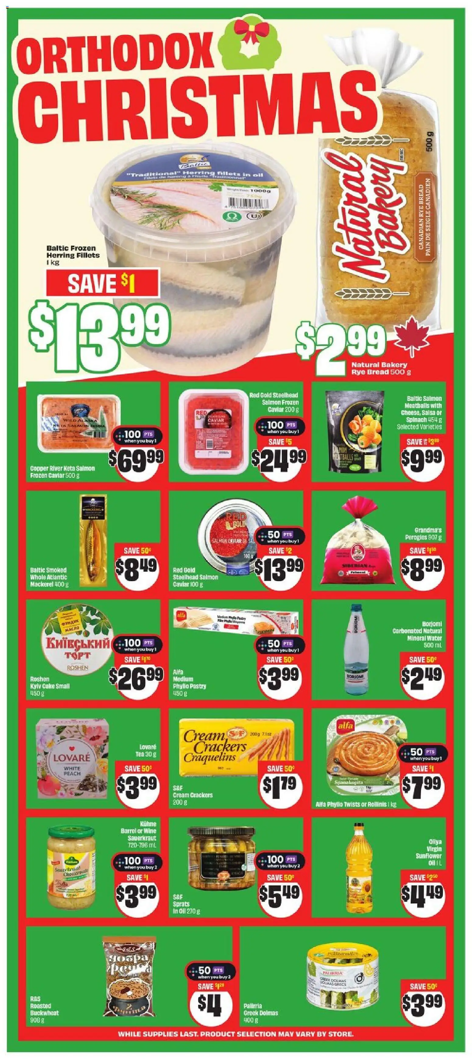 FreshCo flyer valid from 26.12.2025 | Page: 8 | Products: Tea, Bakery, Bread, Wine
