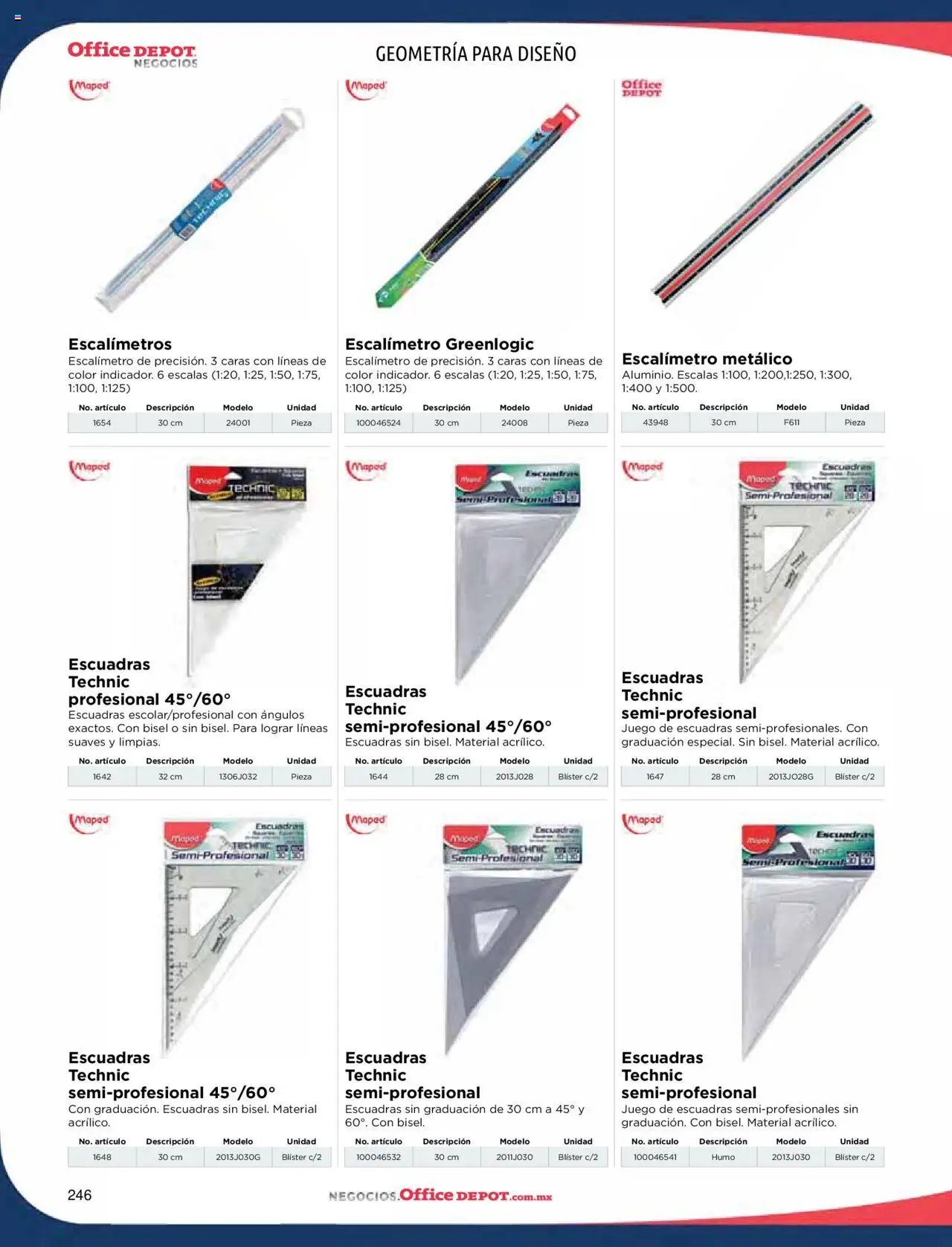 Nuevas ofertas de Office Depot válidas en toda la República Mexicana desde el 09.01.2025. ¡Encuentra las mejores ofertas en Office Depot catálogo 2025! | Página: 248 | Productos: Juego